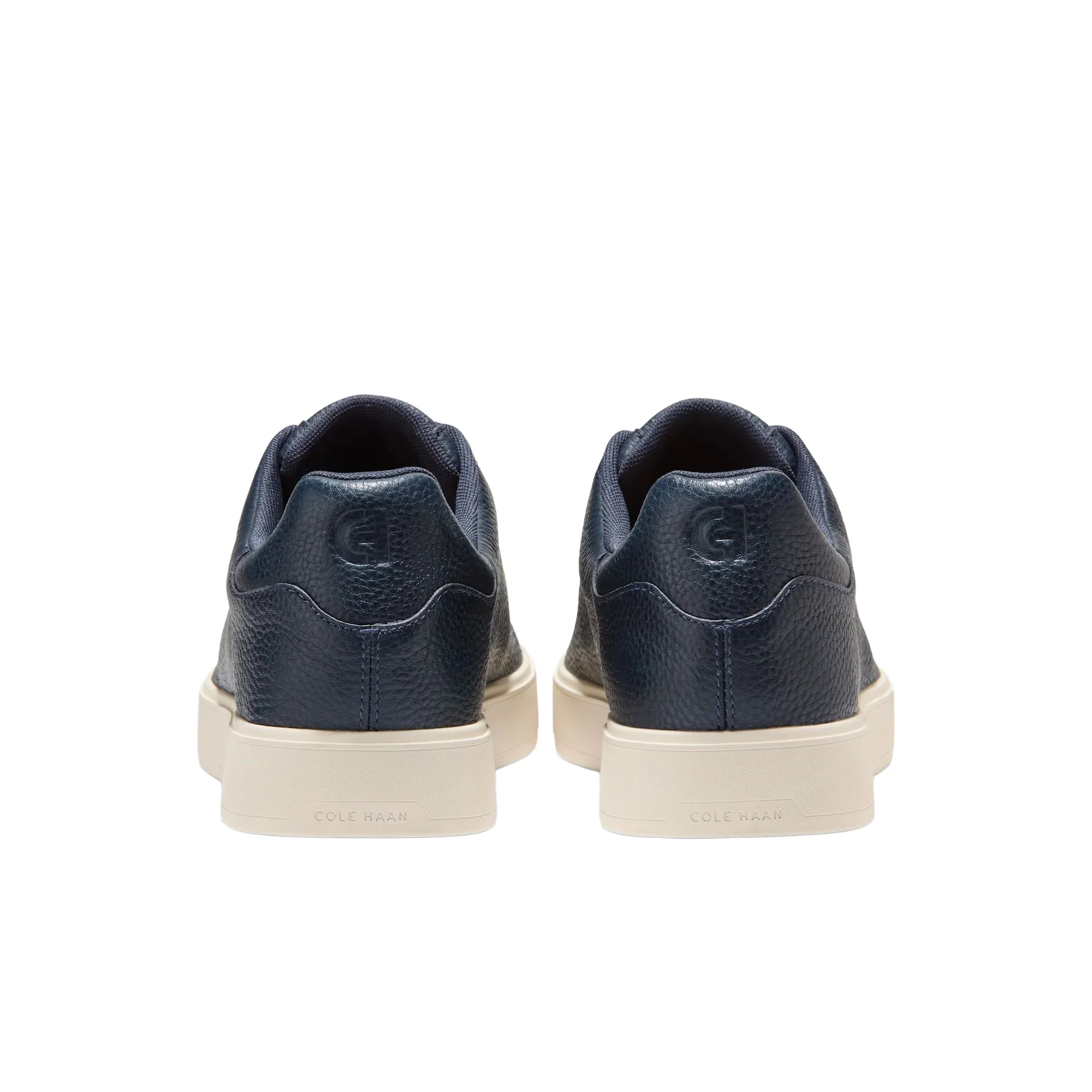 Navy / Ivory Tumbled Leather GrandPrø Luxe Slip-On Sneakers - Cole Haan - Image 4