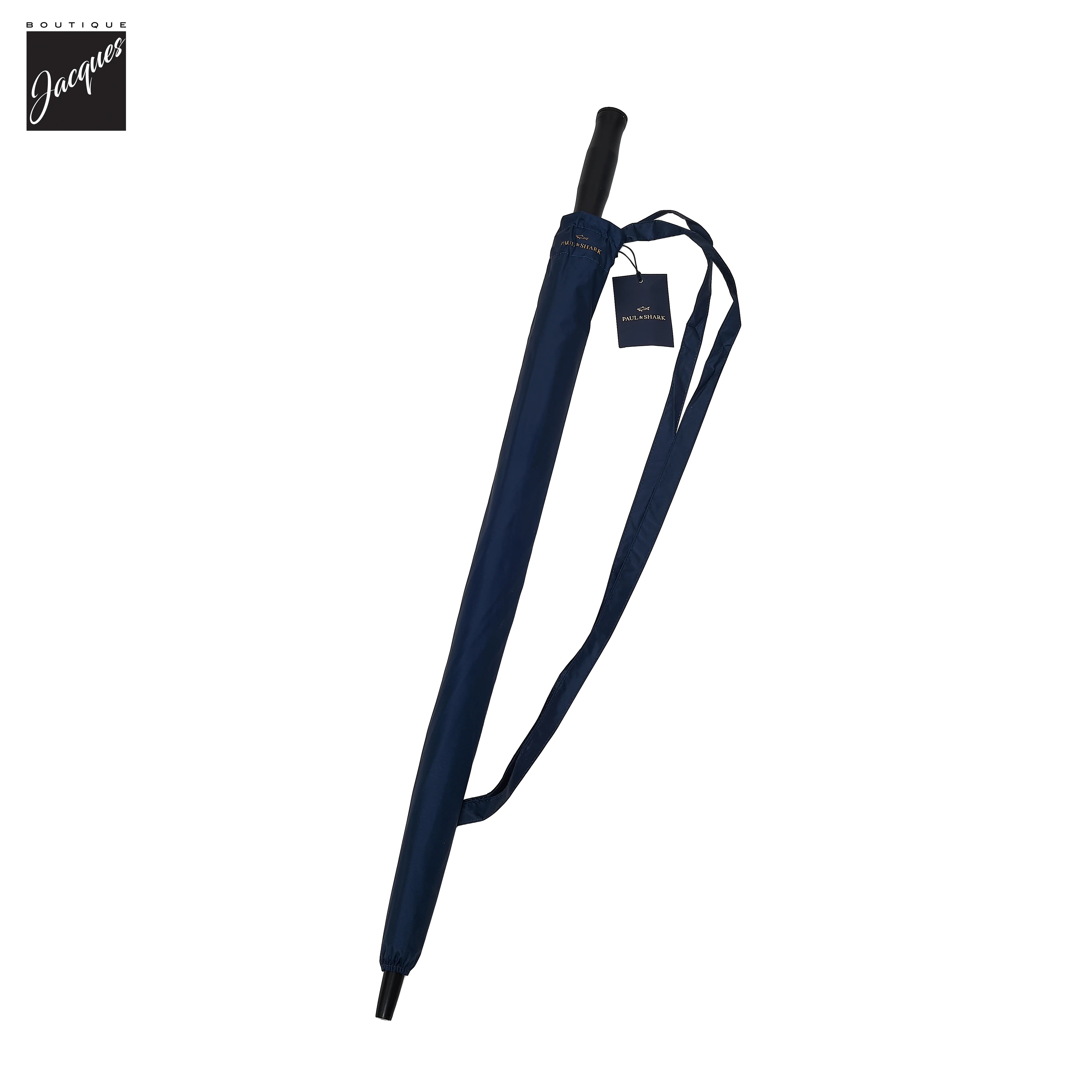 Navy & Gold Shark Monogram Umbrella - Paul & Shark - Image 5