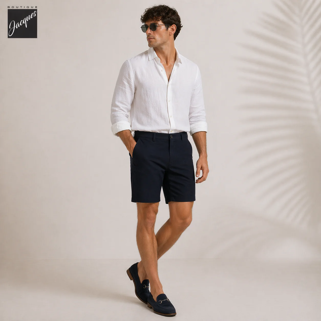 Navy Blue XSoft Modal-Cotton Stretch Bermuda Shorts - Paul & Shark
