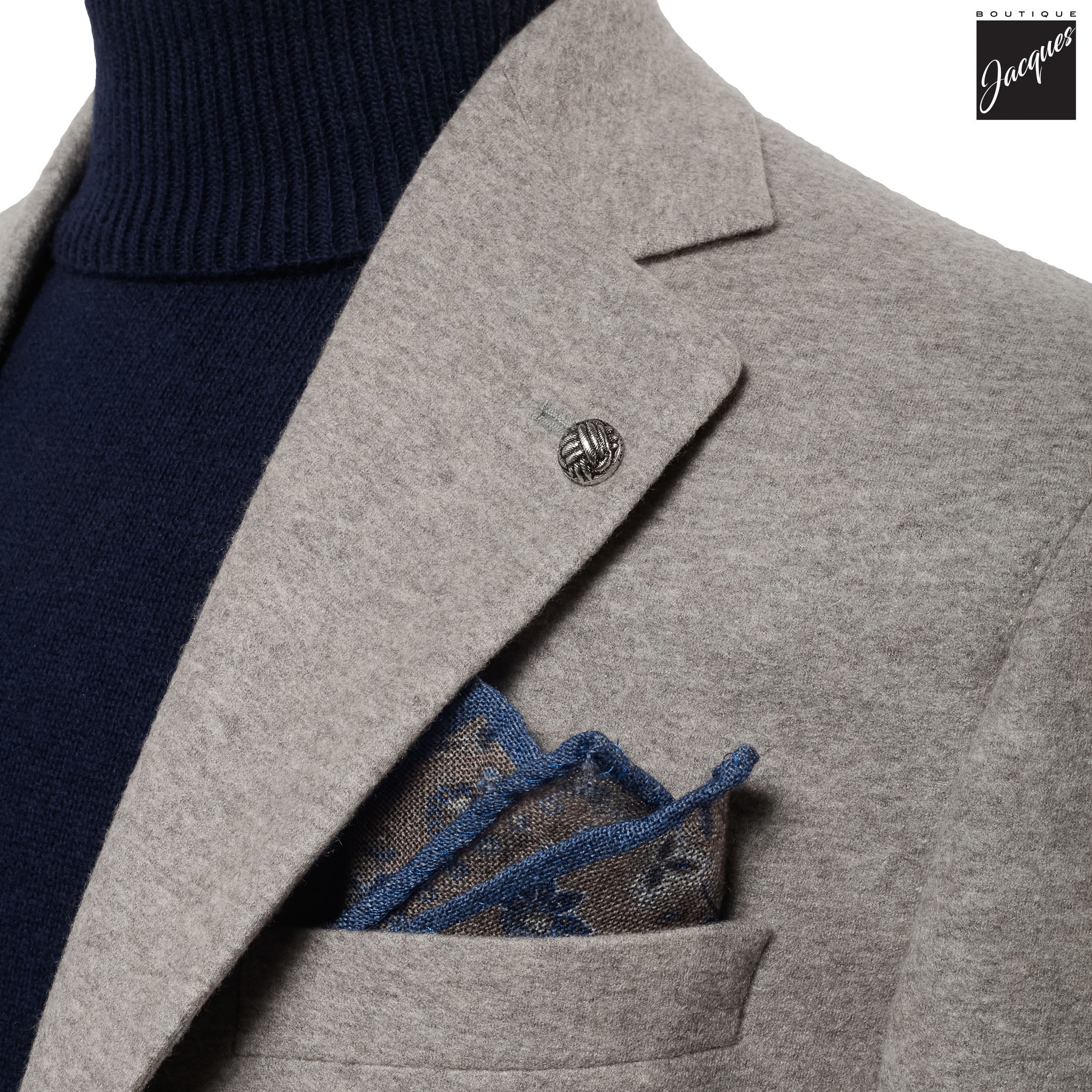 Taupe Loro Piana Cashmere Darwin Contemporary Fit Sport Jacket - Jack Victor - Image 4