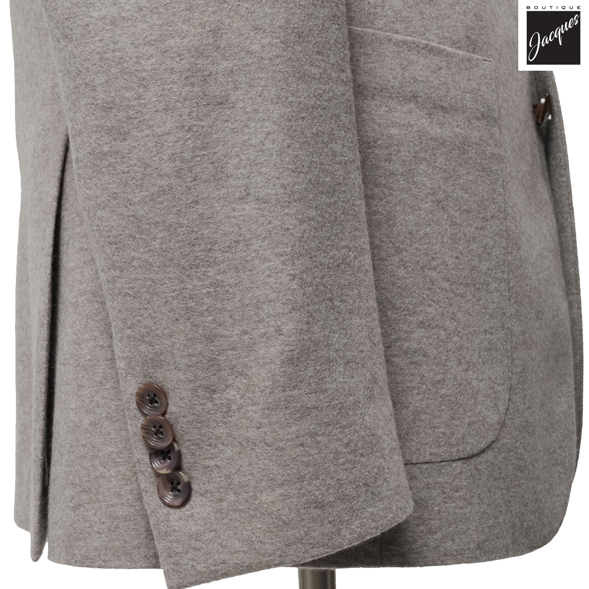 Taupe Loro Piana Cashmere Darwin Contemporary Fit Sport Jacket - Jack Victor - Image 6