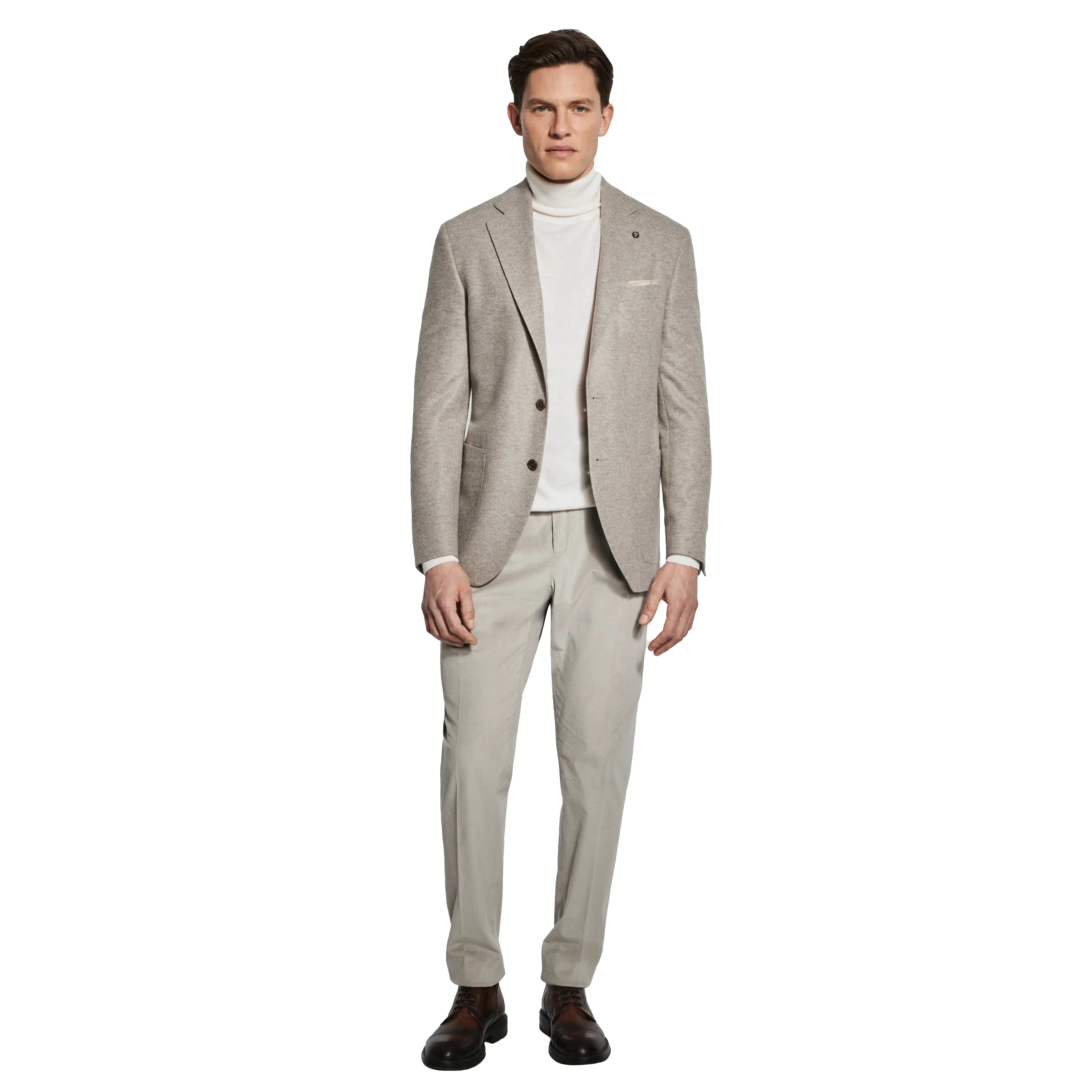 Taupe Loro Piana Cashmere Darwin Contemporary Fit Sport Jacket - Jack Victor - Image 8