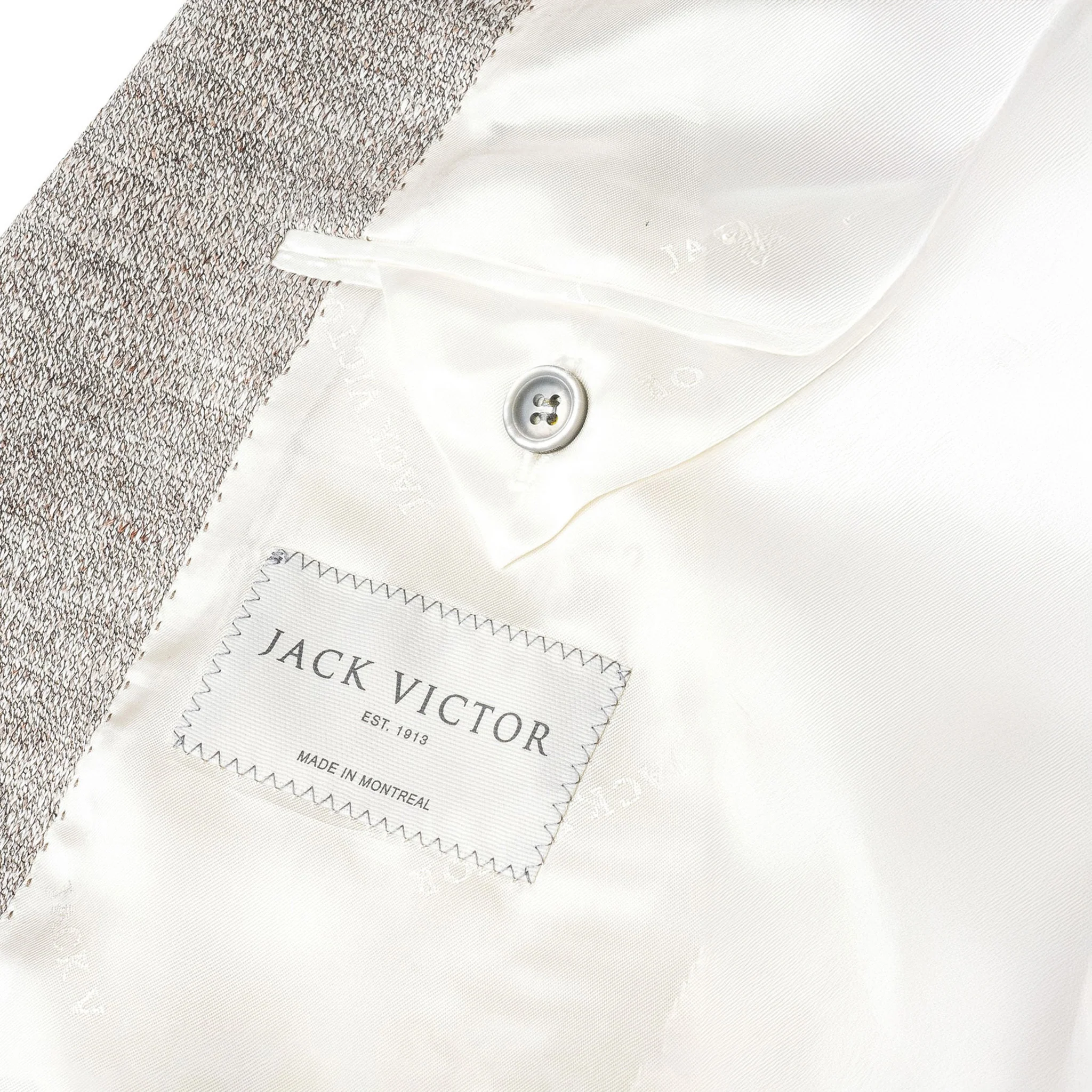 Oatmeal Mouliné Hampton Contemporary Fit Linen Knit Sport Jacket - Jack Victor - Image 7