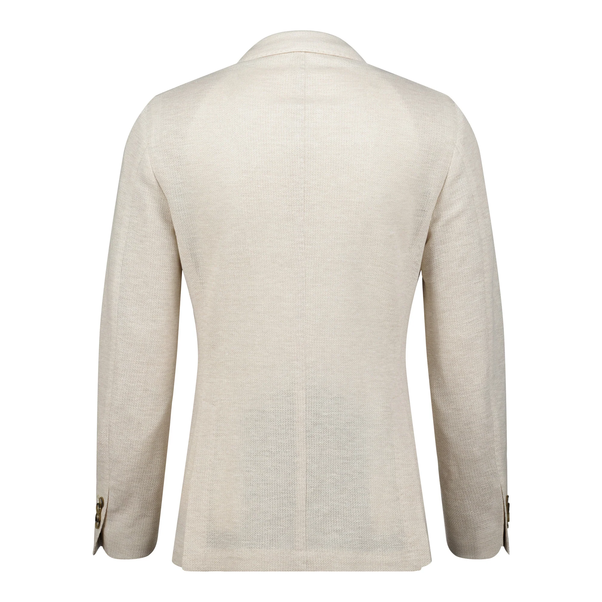 Off-White Linen-Cotton Jersey Tailored Unconstructed Sport Jacket - L.B.M. 1911 - Image 8