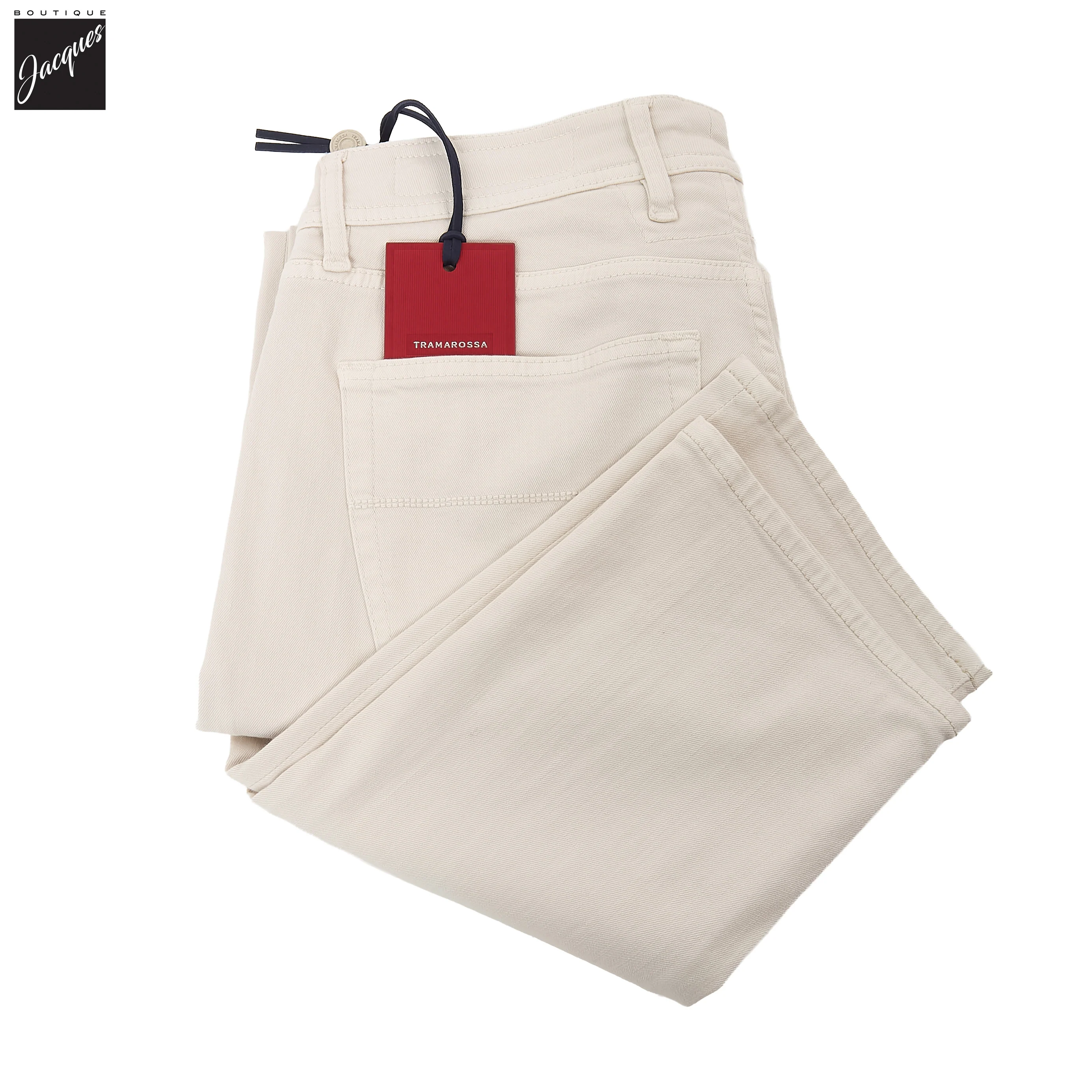 Off-White Soft Dye Michelangelo Super-Stretch Five Pocket Pants - TRAMAROSSA - Image 10