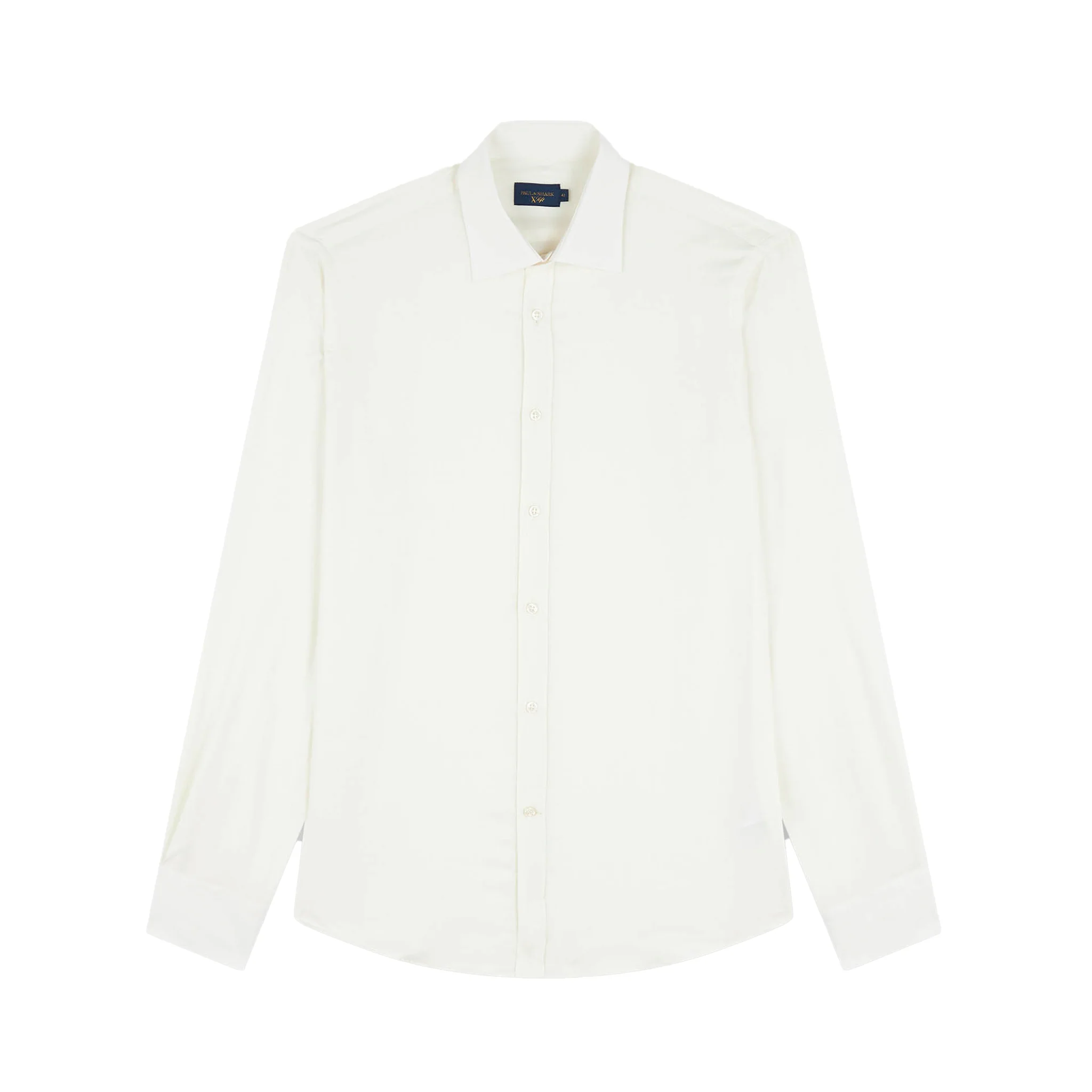 Off-White XSoft Cotton Lyocell Semi Solid Casual Shirt - Paul & Shark - Image 3