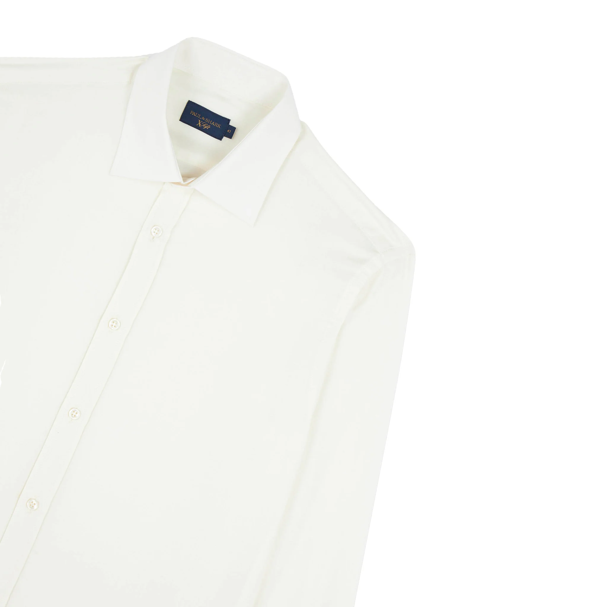 Off-White XSoft Cotton Lyocell Semi Solid Casual Shirt - Paul & Shark - Image 4