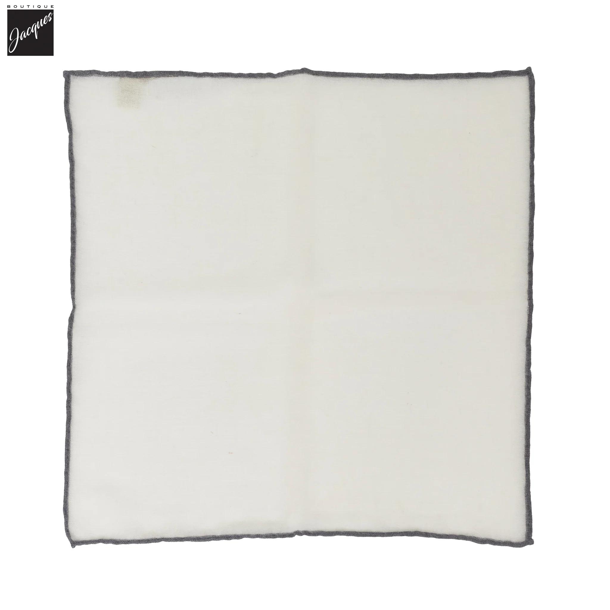 Off-White w/ Trim Wool Hankie - Paolo Albizzati - Image 2