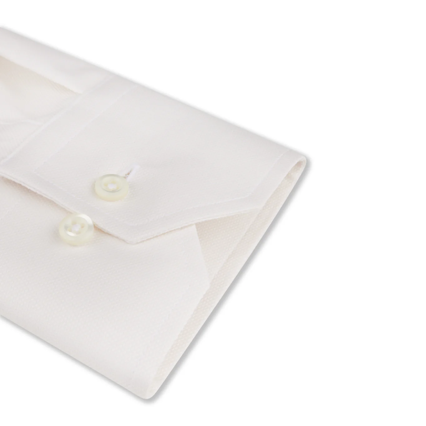 Offwhite Oxford Slimline Shirt - Stenströms - Image 3