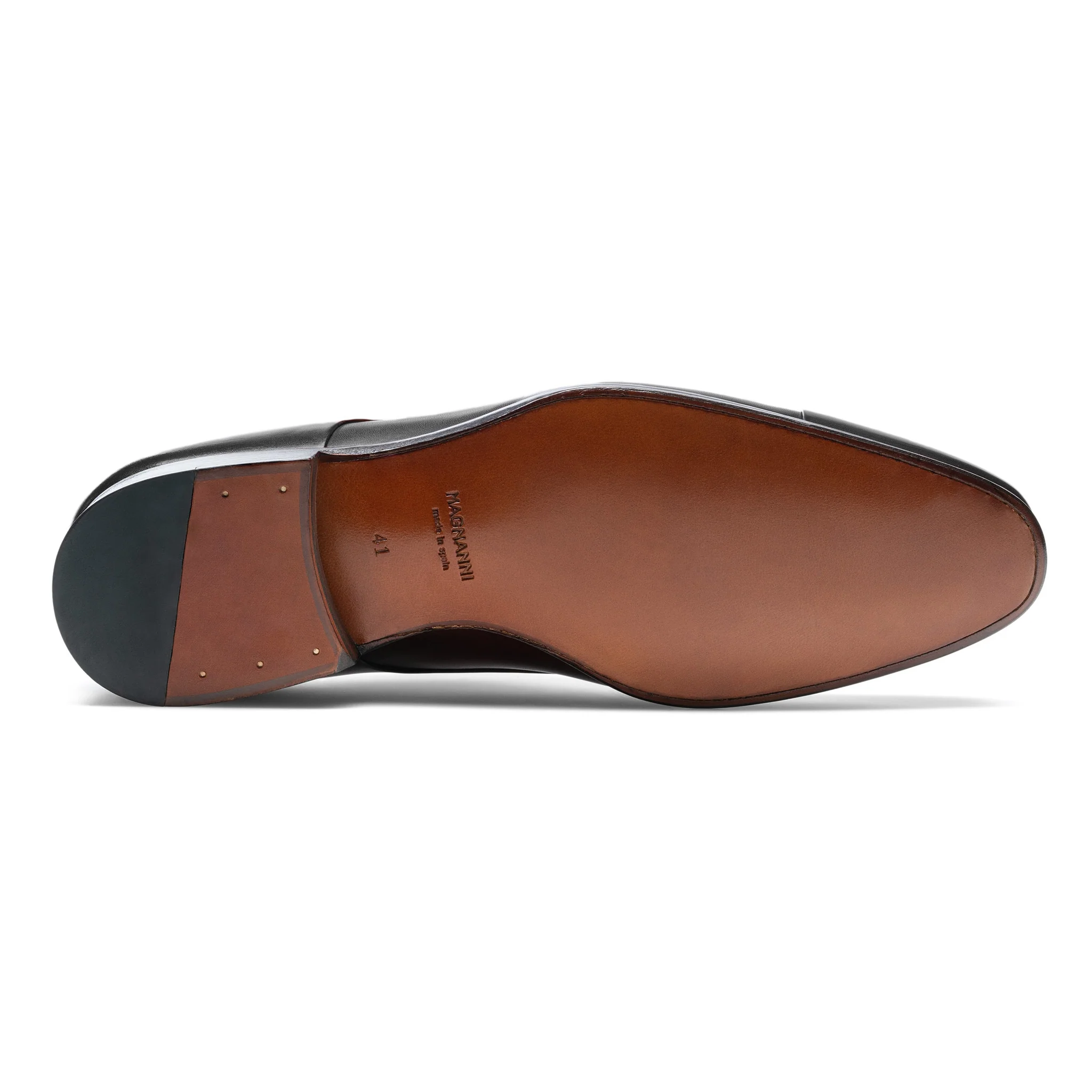 Open-Toe Andros Black Leather Oxford Shoes - Magnanni - Image 3