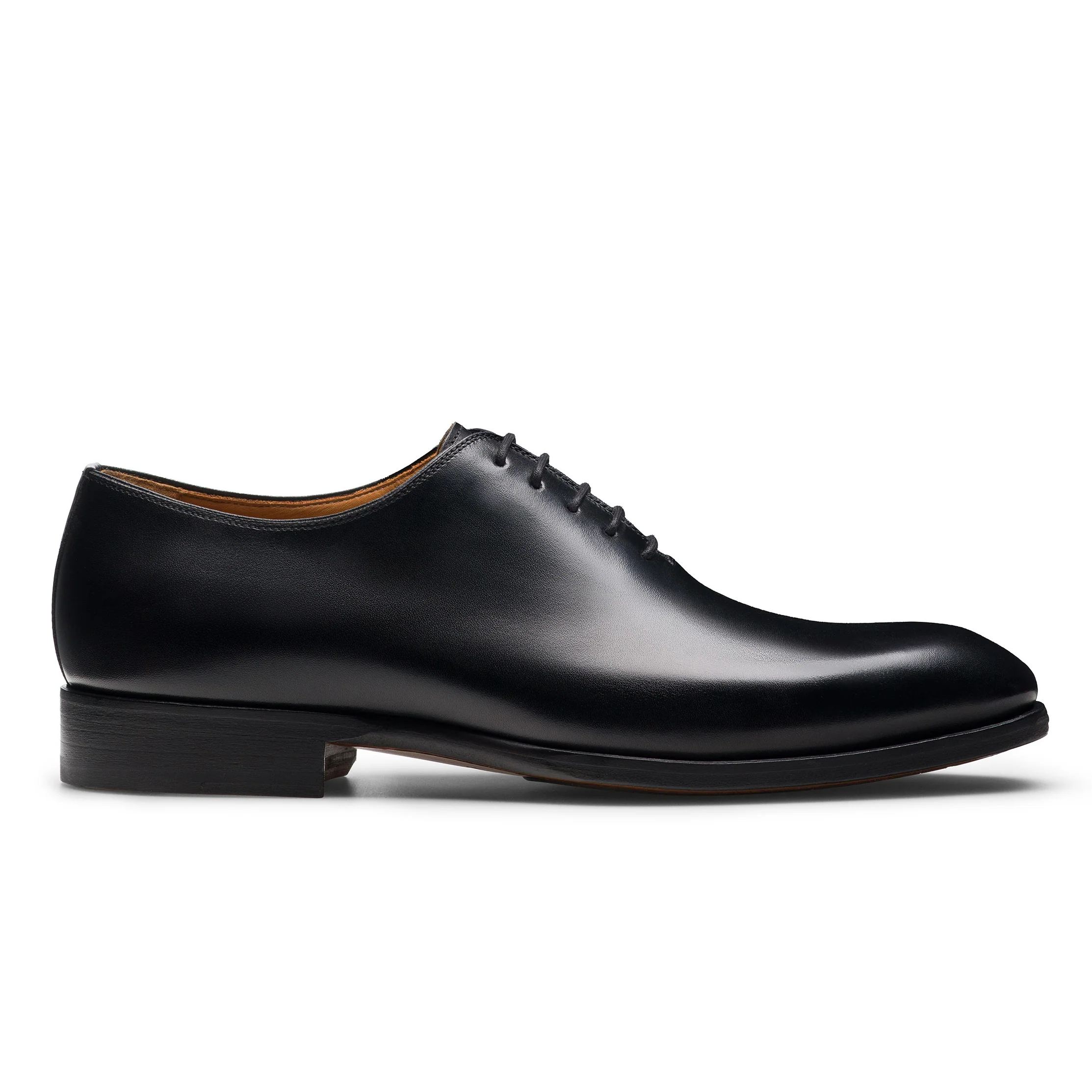 Open-Toe Fleur II Black Leather Oxford Wholecut Shoes - Magnanni - Image 3