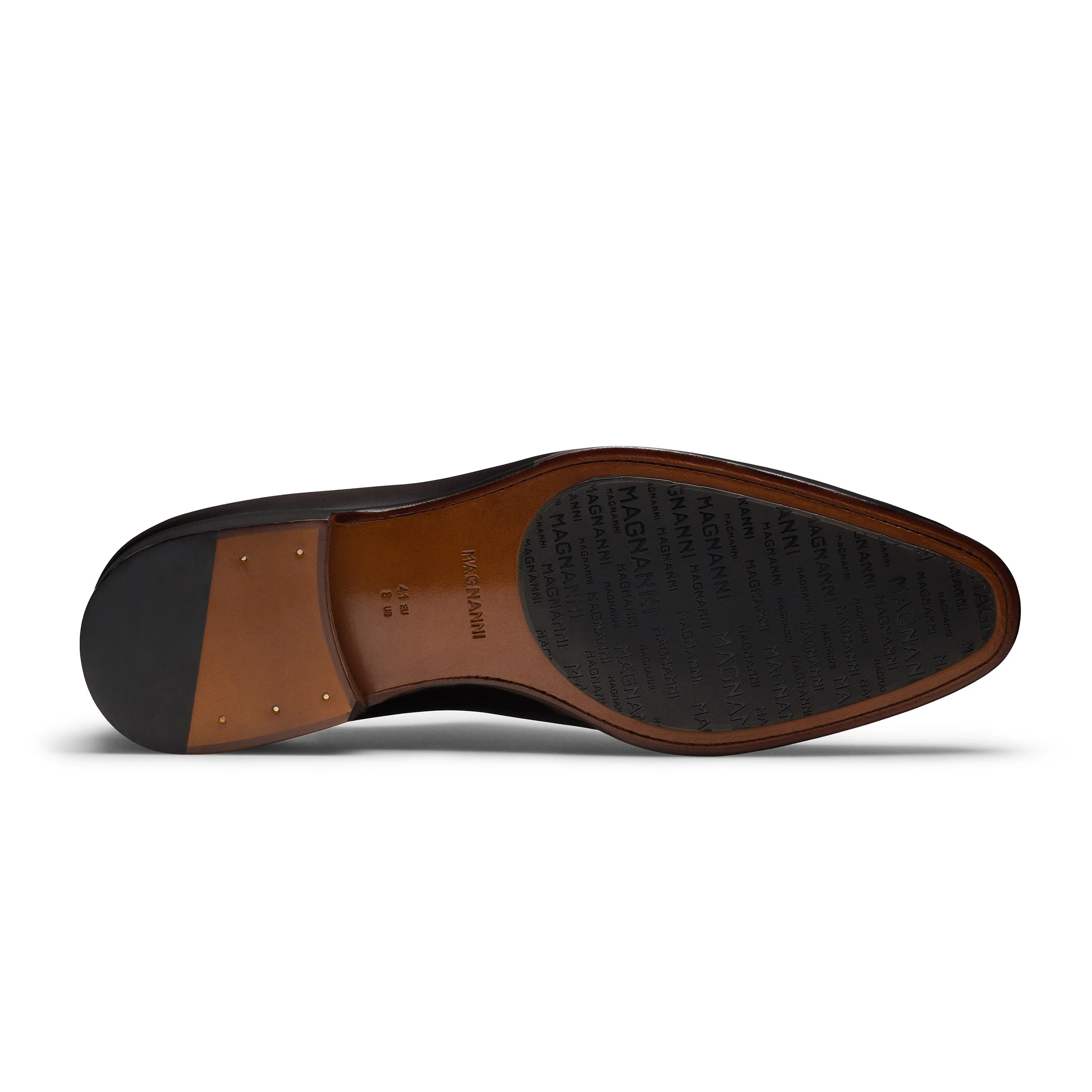 Open-Toe Fleur II Black Leather Oxford Wholecut Shoes - Magnanni - Image 4