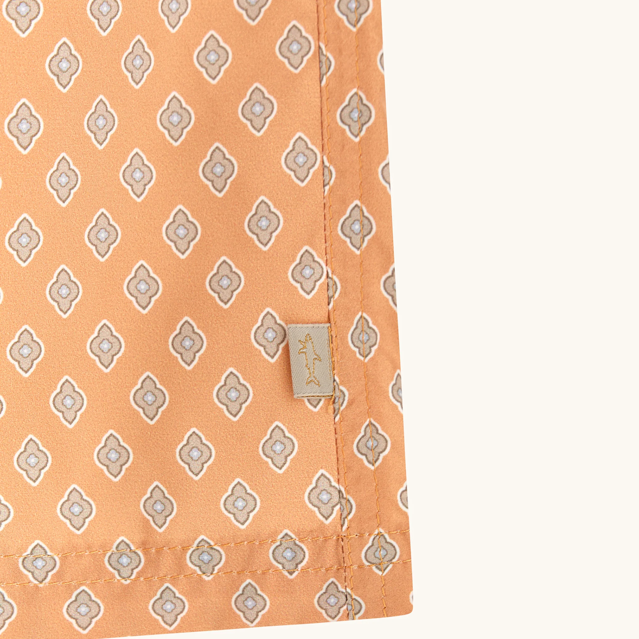 Orange Peach Floral Diamond Portofino Swim Shorts - Paul & Shark - Image 5