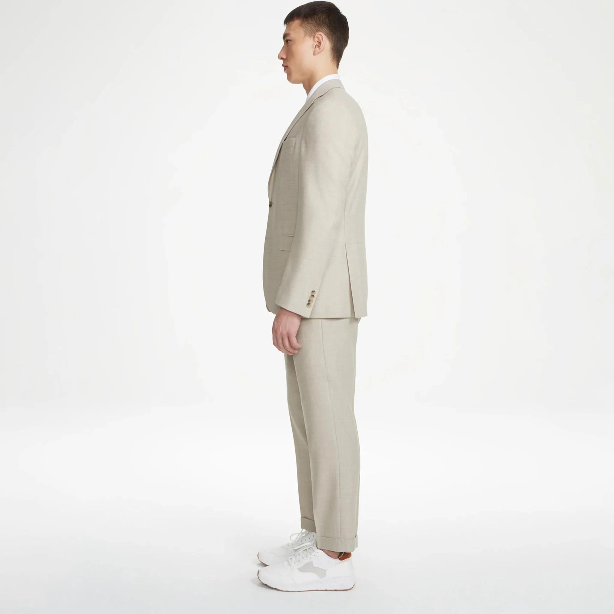 Oyster Dallas Contemporary Fit Unconstructed Suit - Jack Victor - Image 4