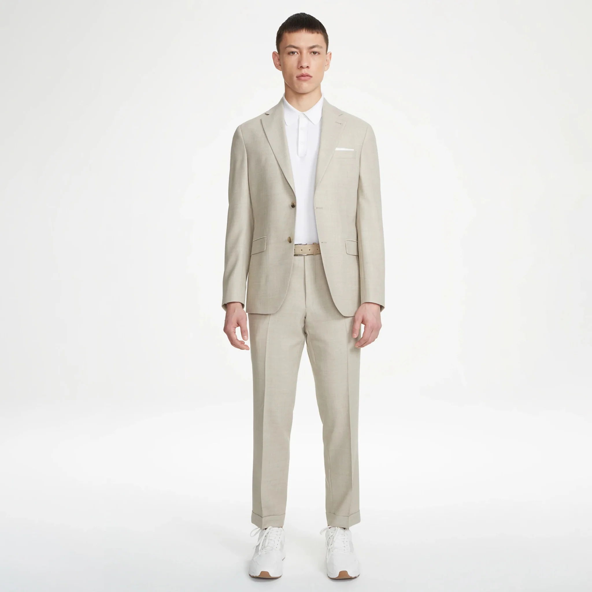 Oyster Dallas Contemporary Fit Unconstructed Suit - Jack Victor - Image 5