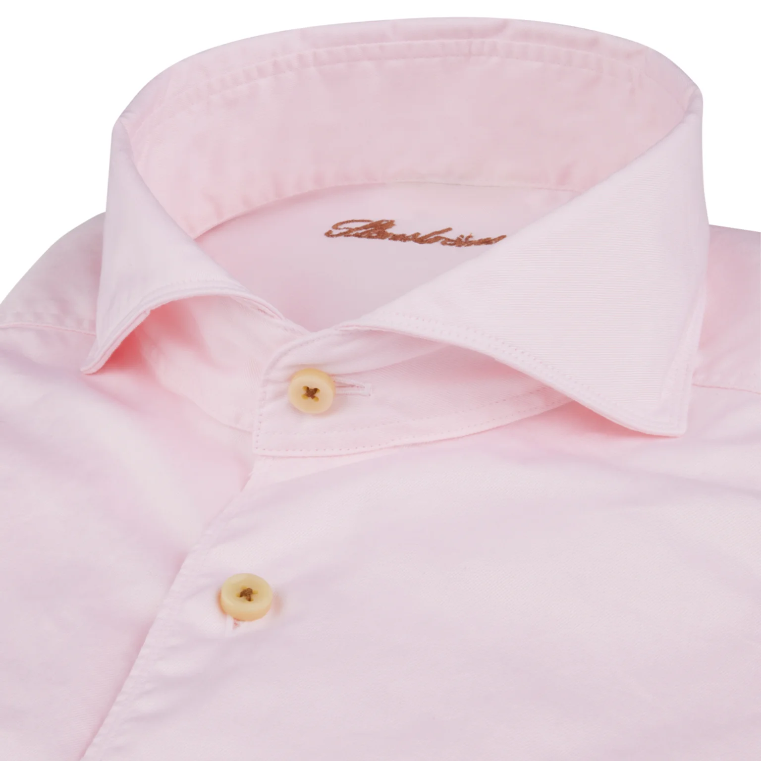 Pink Garment Wash Fitted Body Casual Shirt - Stenströms - Image 2