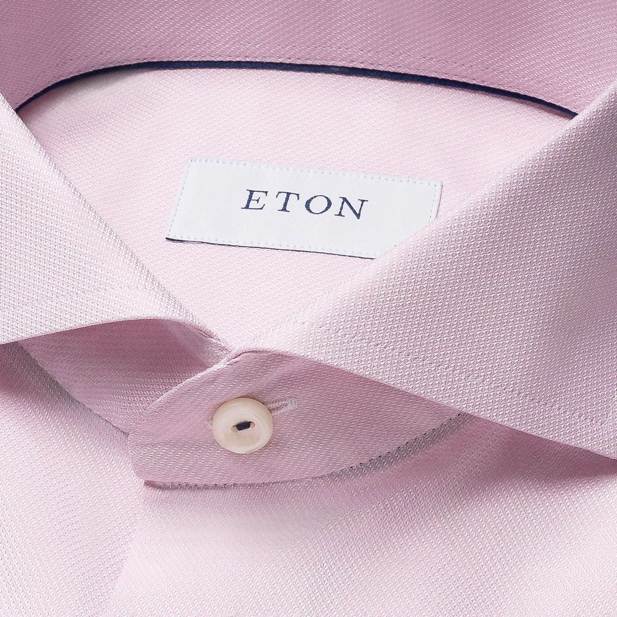 Pink Semi-Solid Signature Dobby Contemporary Fit Shirt - ETON - Image 2