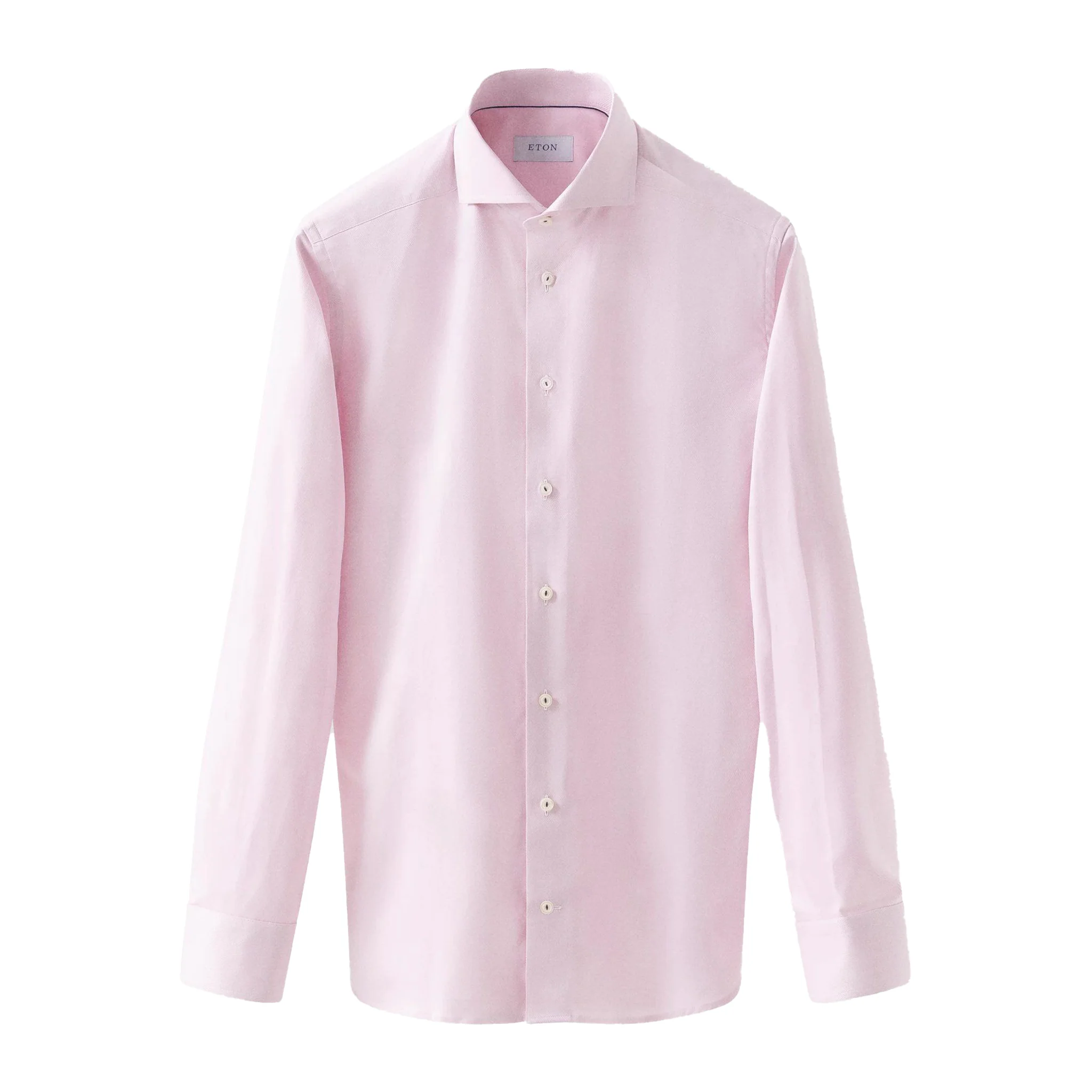 Pink Semi-Solid Signature Dobby Contemporary Fit Shirt - ETON - Image 4