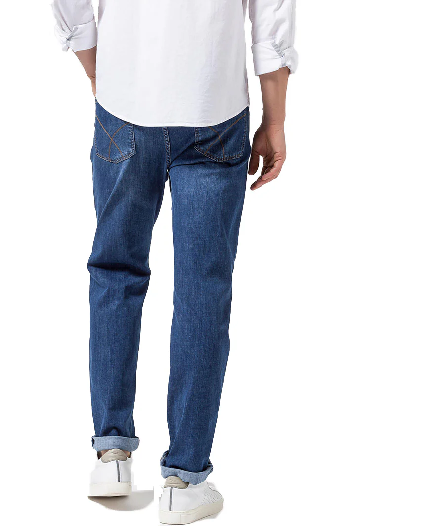 Regular Used Blue Masterpiece Cooper Jeans - BRAX - Image 3