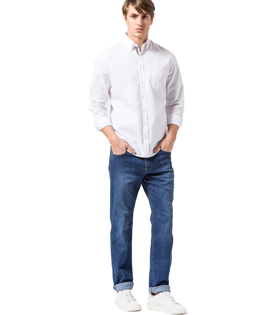 Regular Used Blue Masterpiece Cooper Jeans - BRAX - Image 4