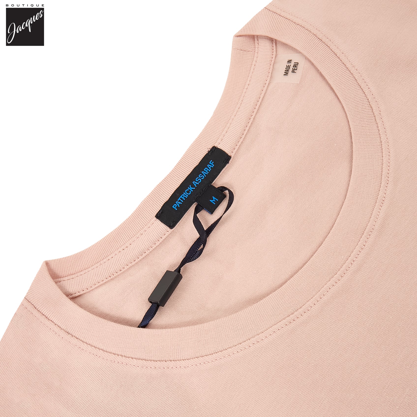 Rose Smoke Pima Cotton Stretch Iconic T-Shirt - Patrick Assaraf - Image 3