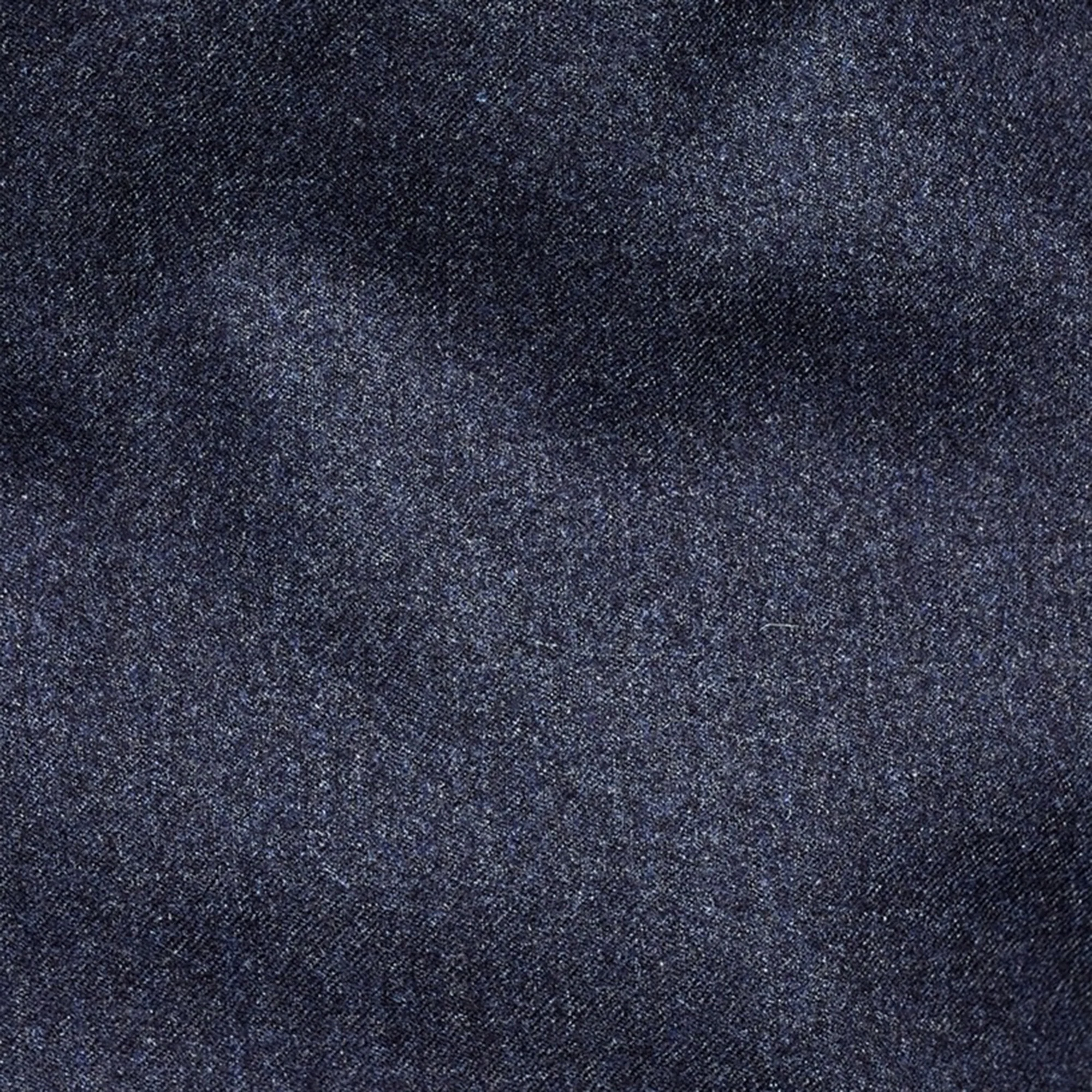 Royal Blue Flannel Wool Modern Fit Yves Single-Pleat Trousers - Jack Victor - Image 3