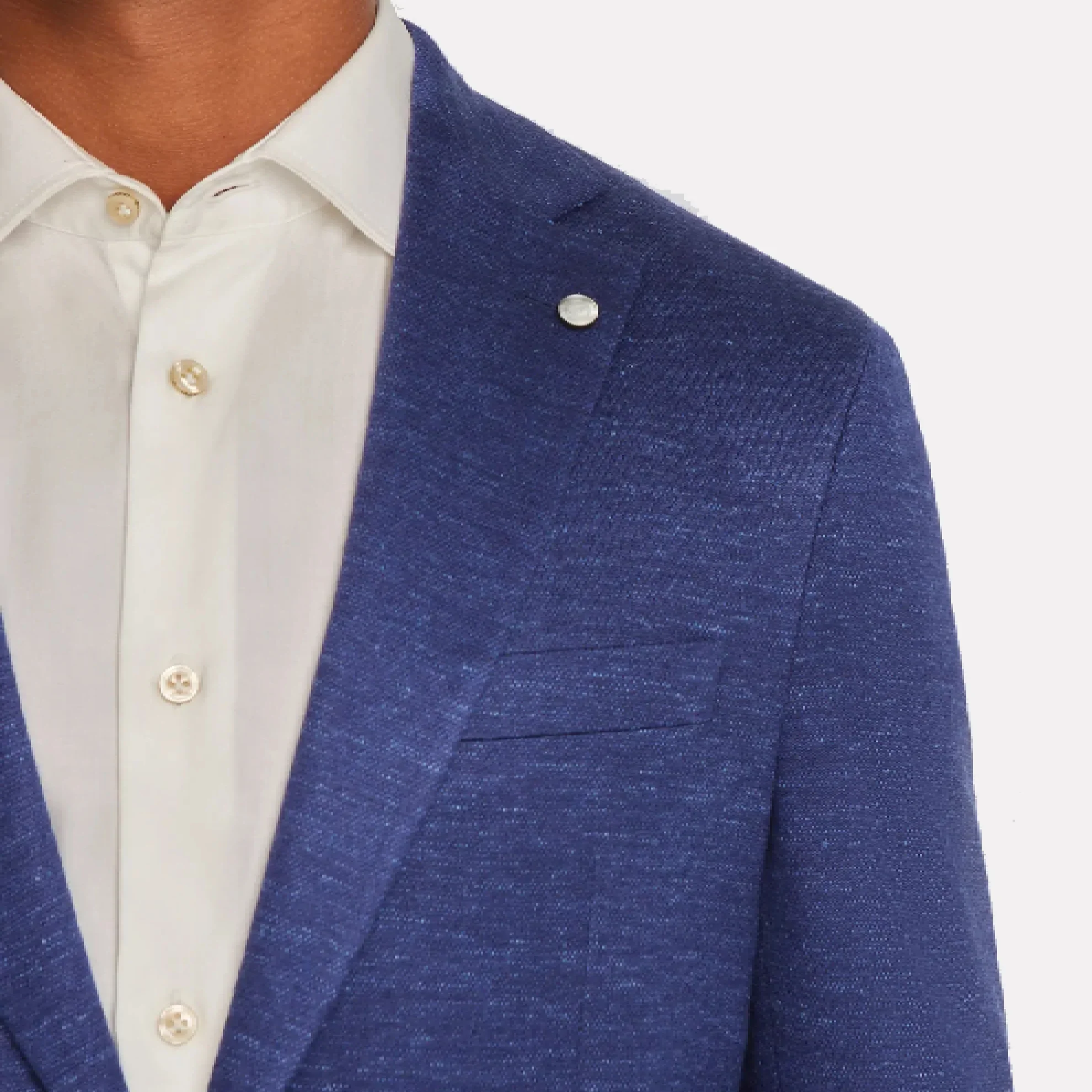 Royal Blue Hartford Contemporary Fit Wool-Silk Sport Jacket - Jack Victor - Image 3