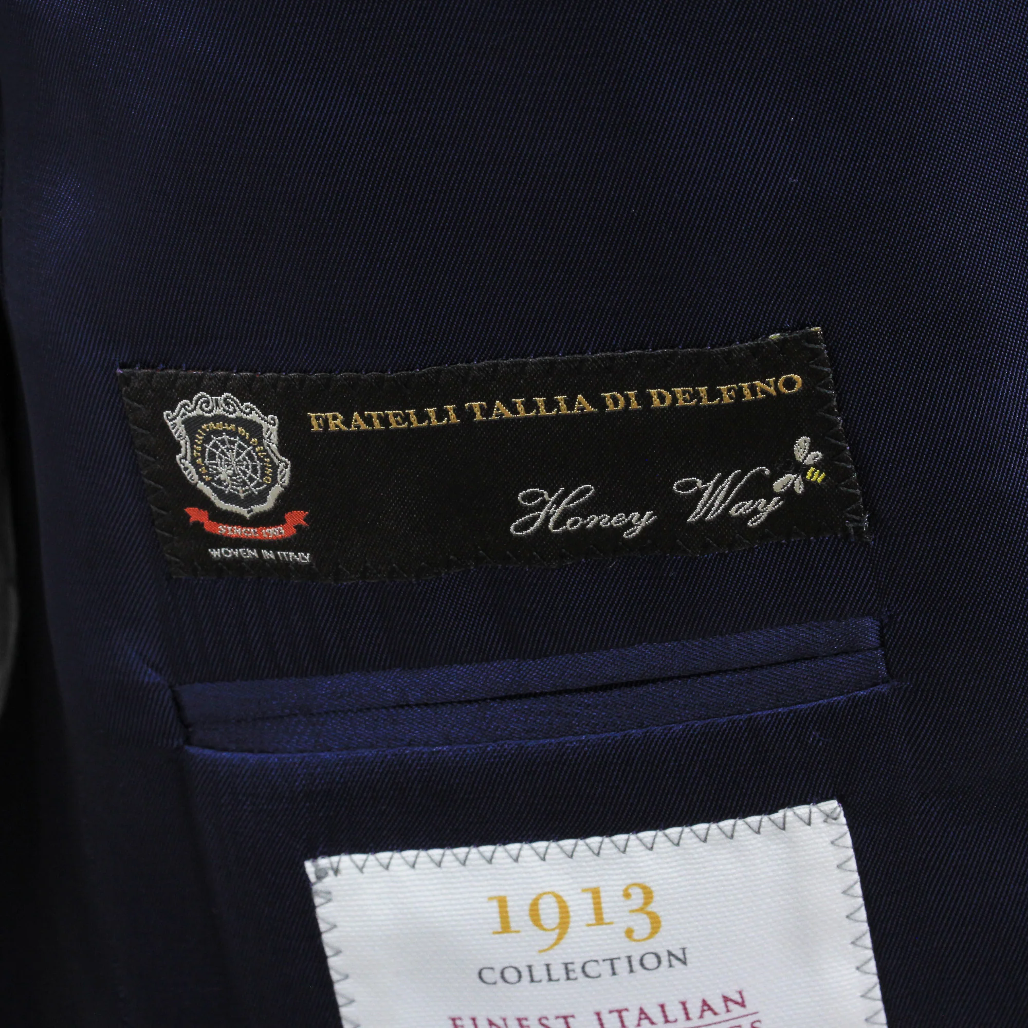 Royal Blue Windowpane Delfino Wool Essence Modern Fit Suit - Jack Victor 1913 - Image 6