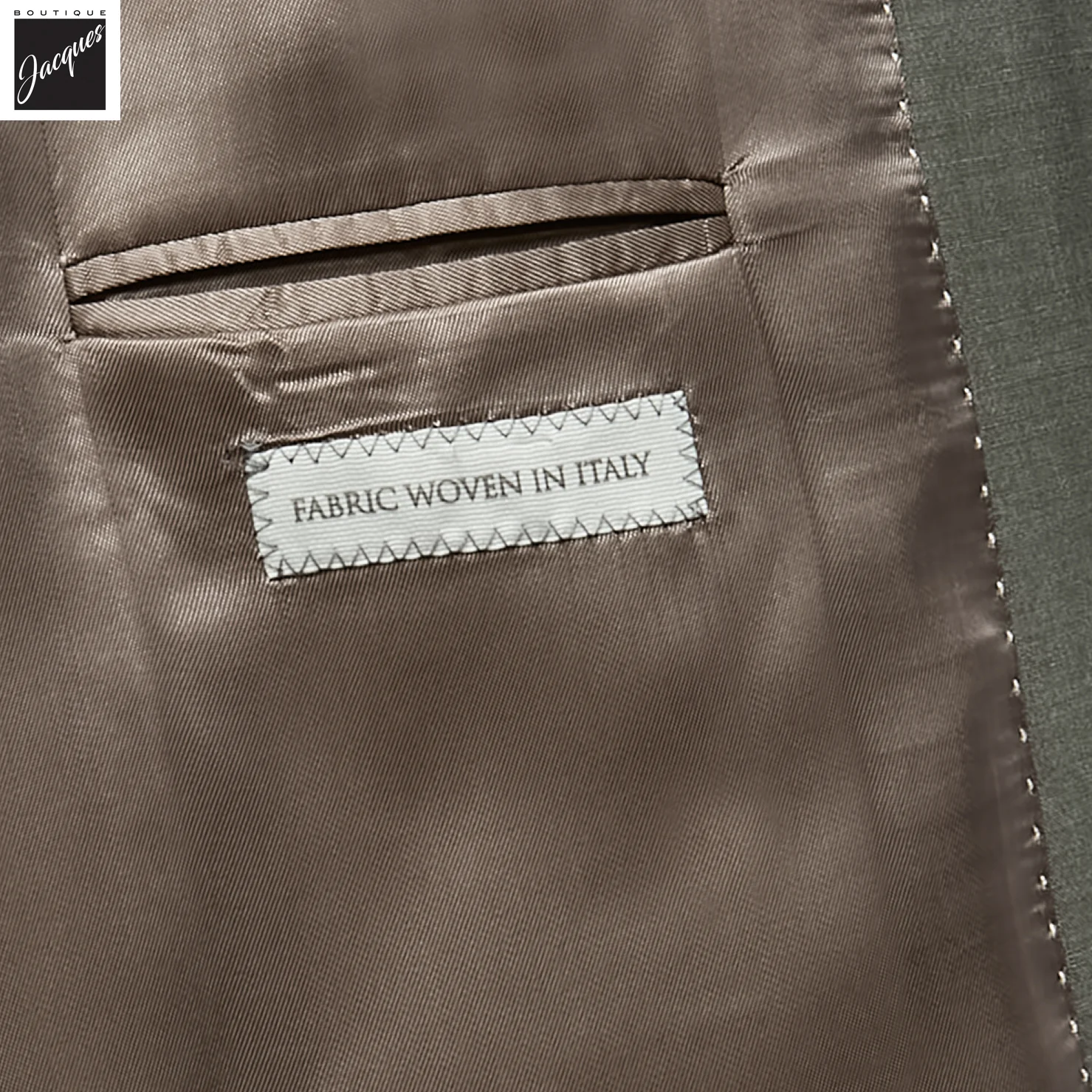 Sage Green Solid Wool-Stretch Marco Contemporary Fit Suit - Jack Victor - Image 4