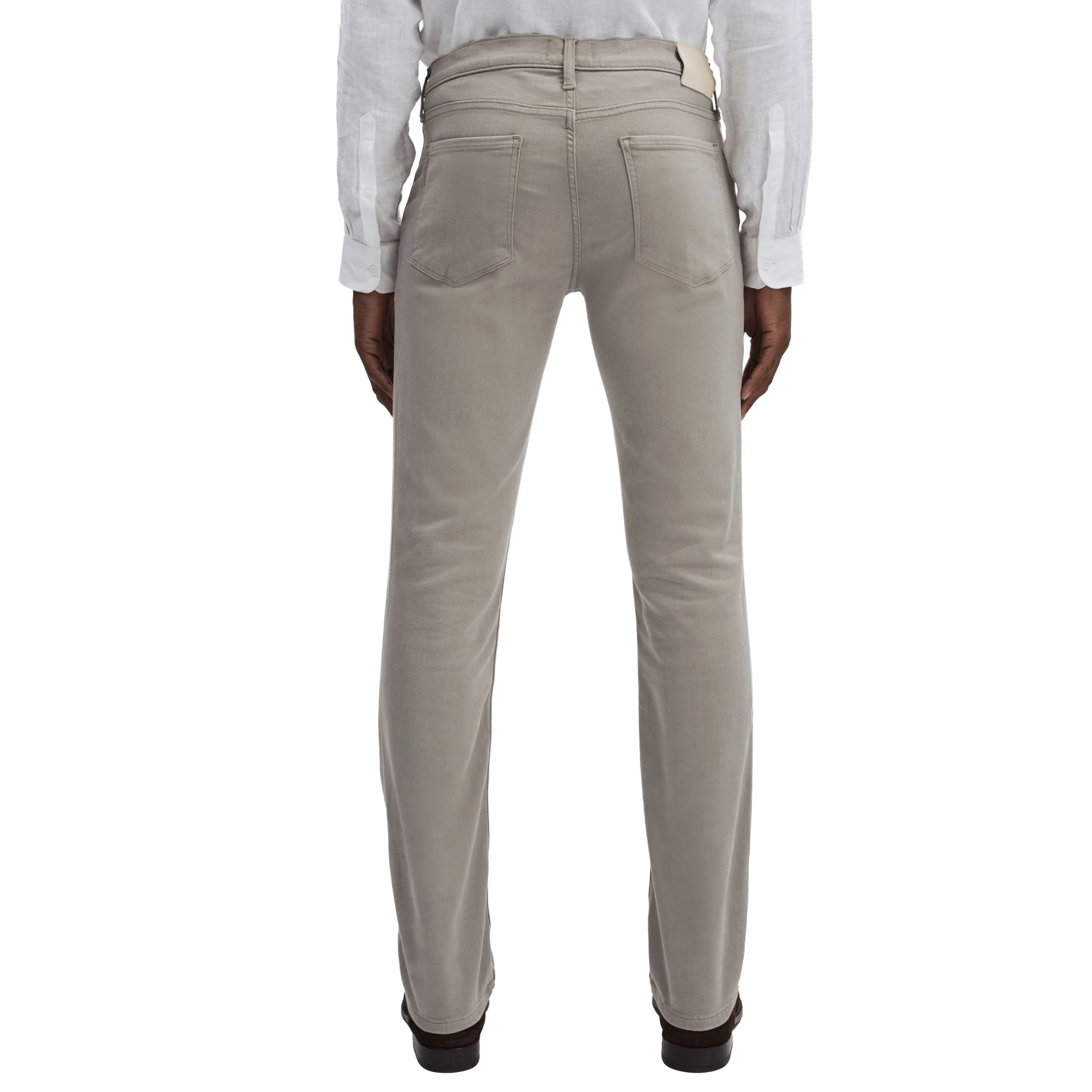 Silver Pearl Federal Straight Fit Transcend Jeans - PAIGE - Image 3