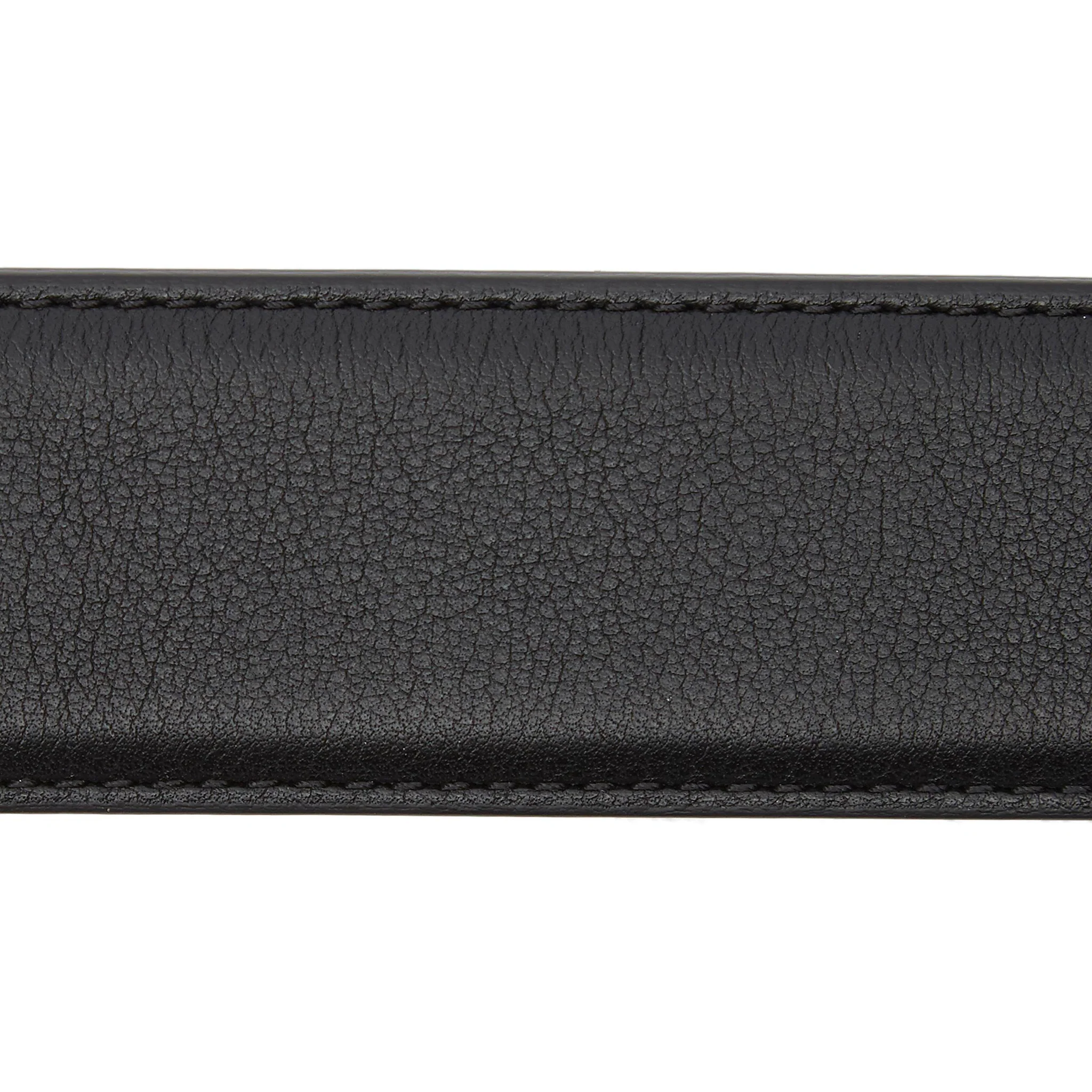 Smooth Black Nappa Calf Leather Belt - Anderson's - Image 2