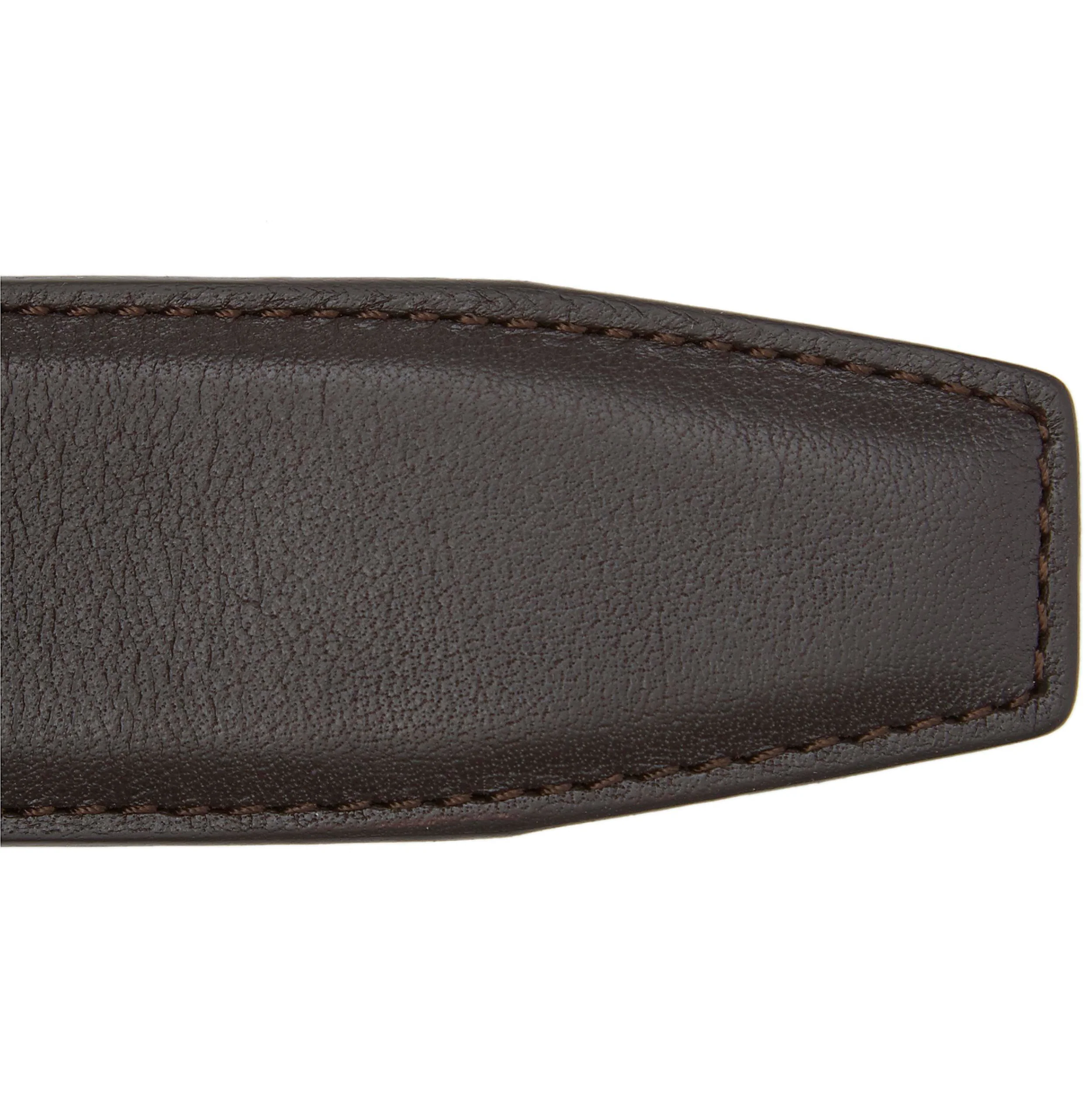 Smooth Brown Nappa Calf Leather Belt - Anderson's - Image 4
