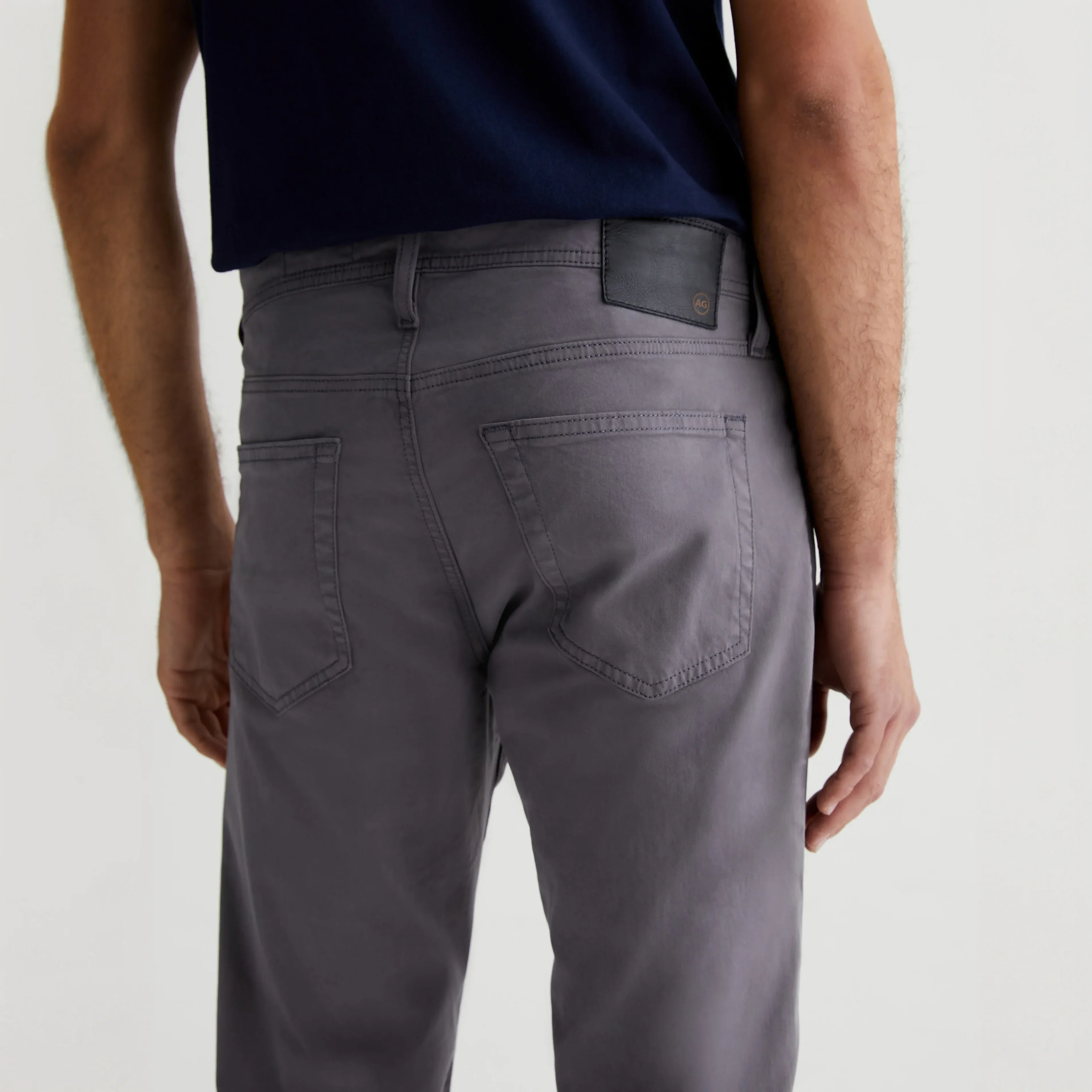 Sulfur Folkestone Mid-Gray Modern Slim Tellis Sueded Pants - AG - Image 7