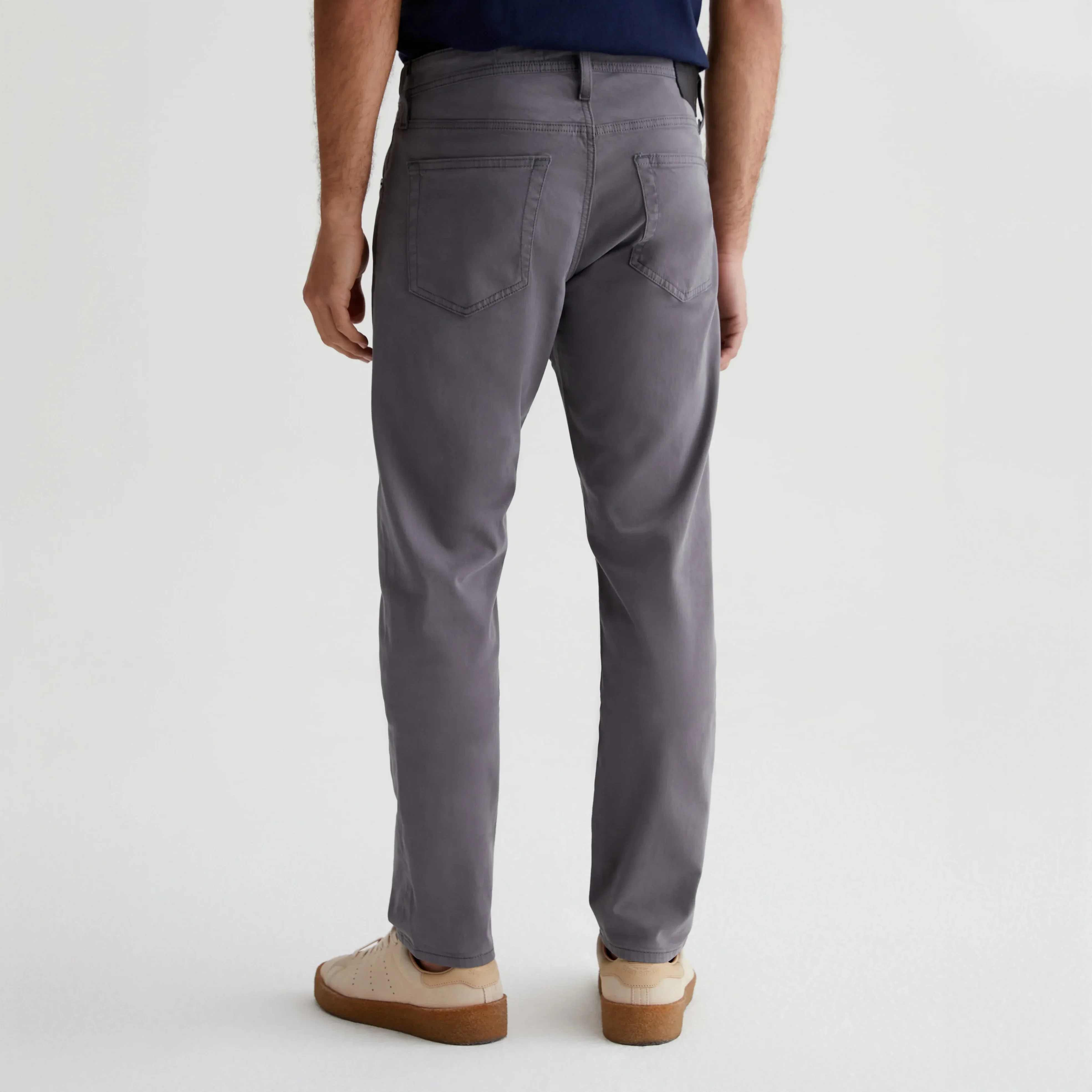 Sulfur Folkestone Mid-Gray Modern Slim Tellis Sueded Pants - AG - Image 8