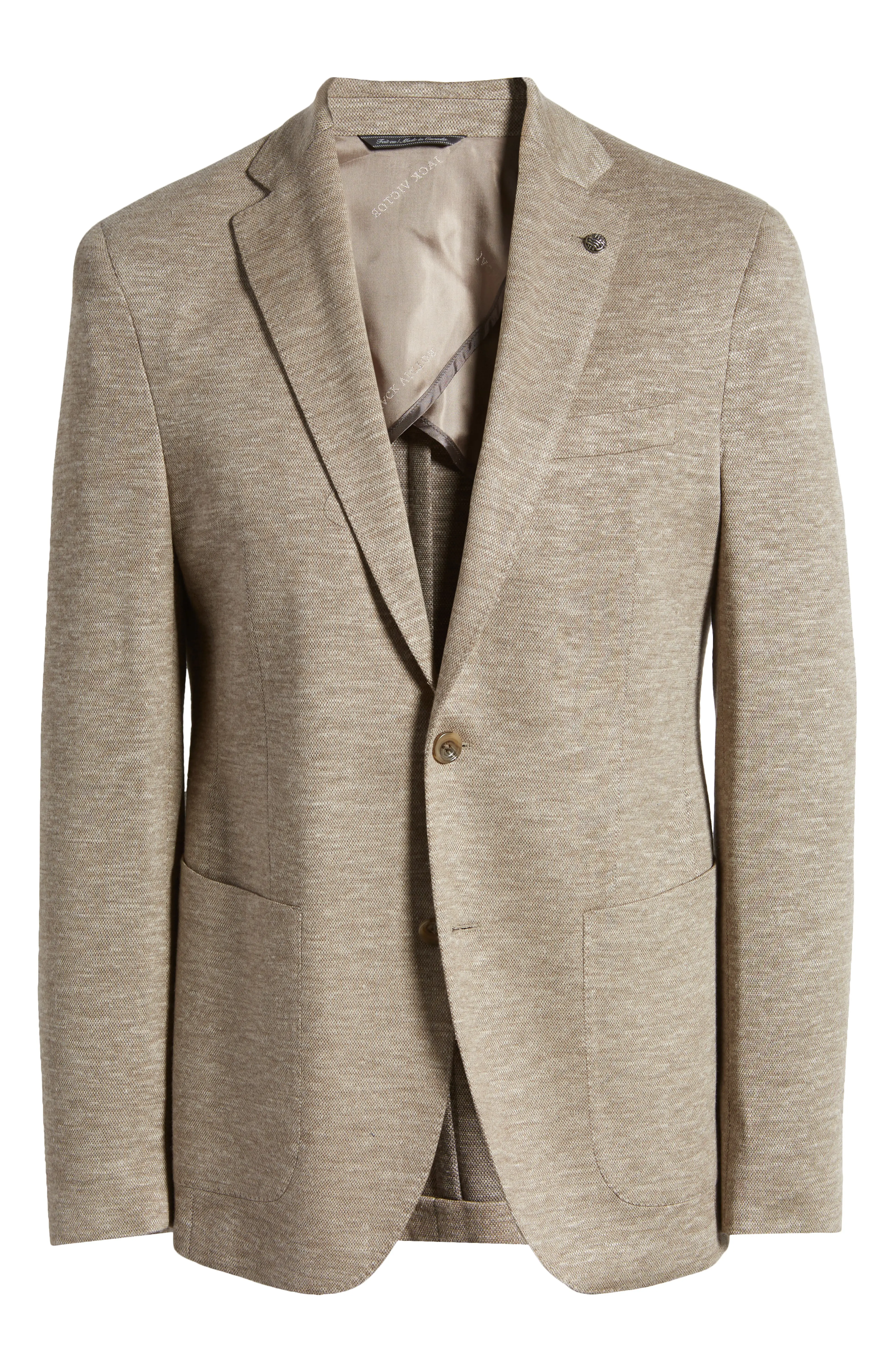 Tan Wool Knit Comfortwear Hartford Contemporary Fit - Jack Victor - Image 2