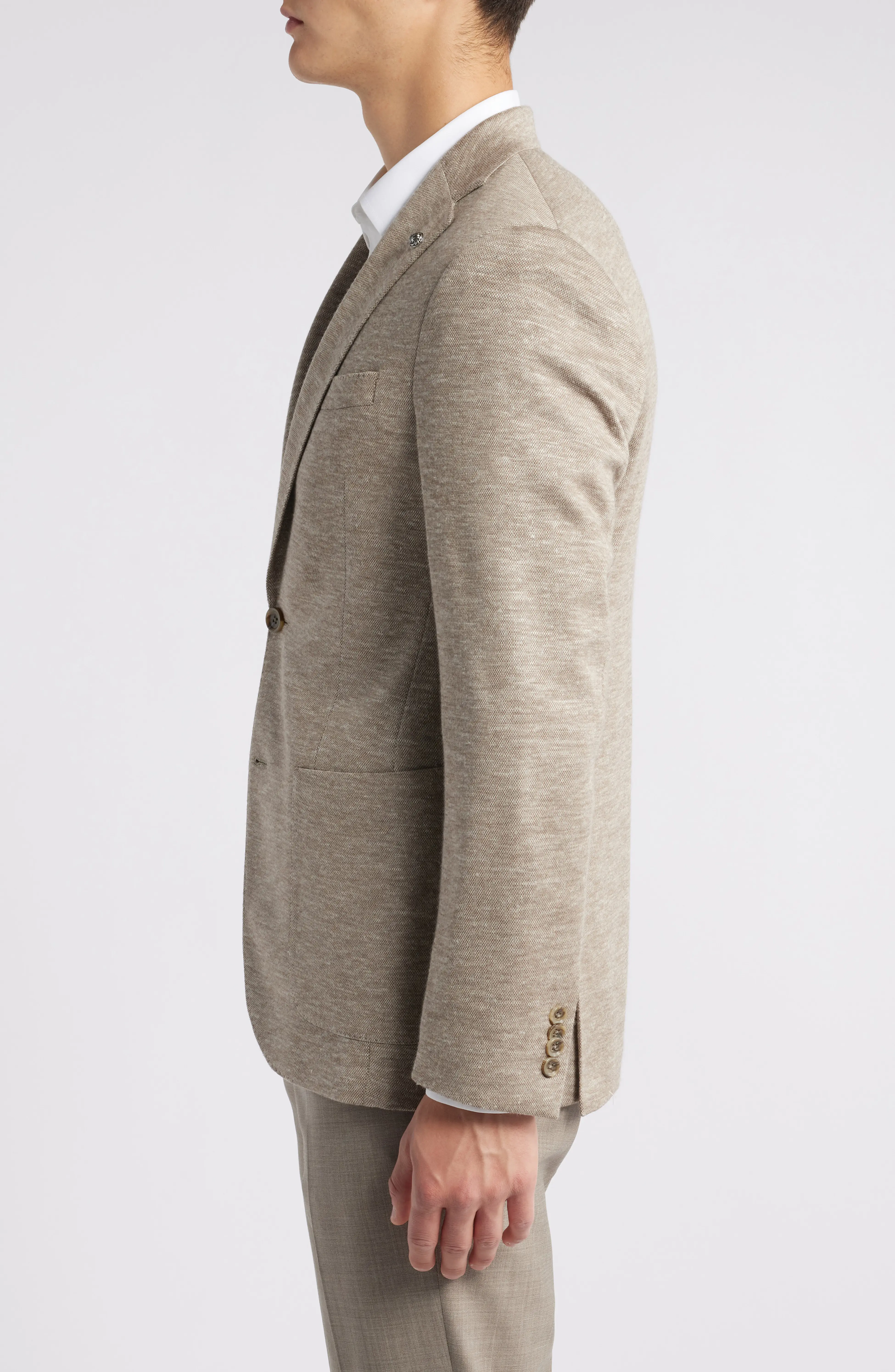Tan Wool Knit Comfortwear Hartford Contemporary Fit - Jack Victor - Image 4