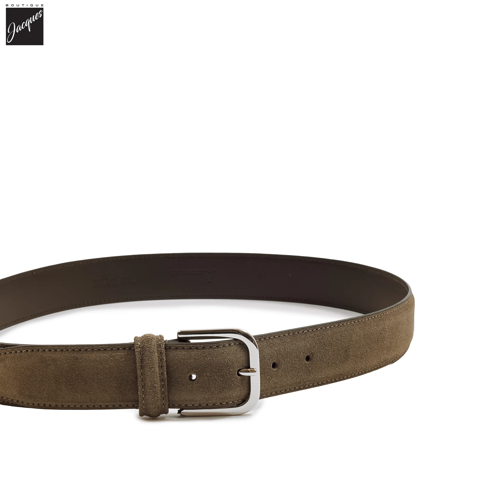 Taupe Suede Belt - Anderson's - Image 3