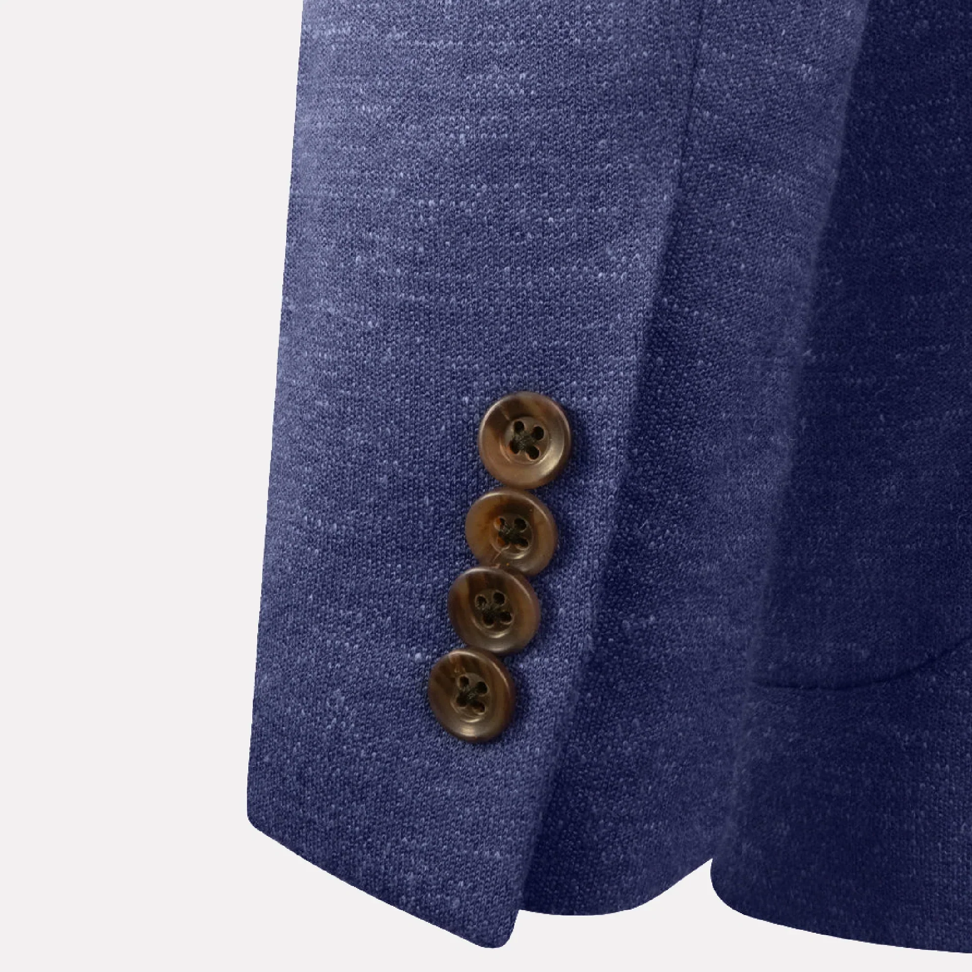 Blue Wool/Silk/Linen Hartford Contemporary Fit Sport Jacket - Jack Victor - Image 6