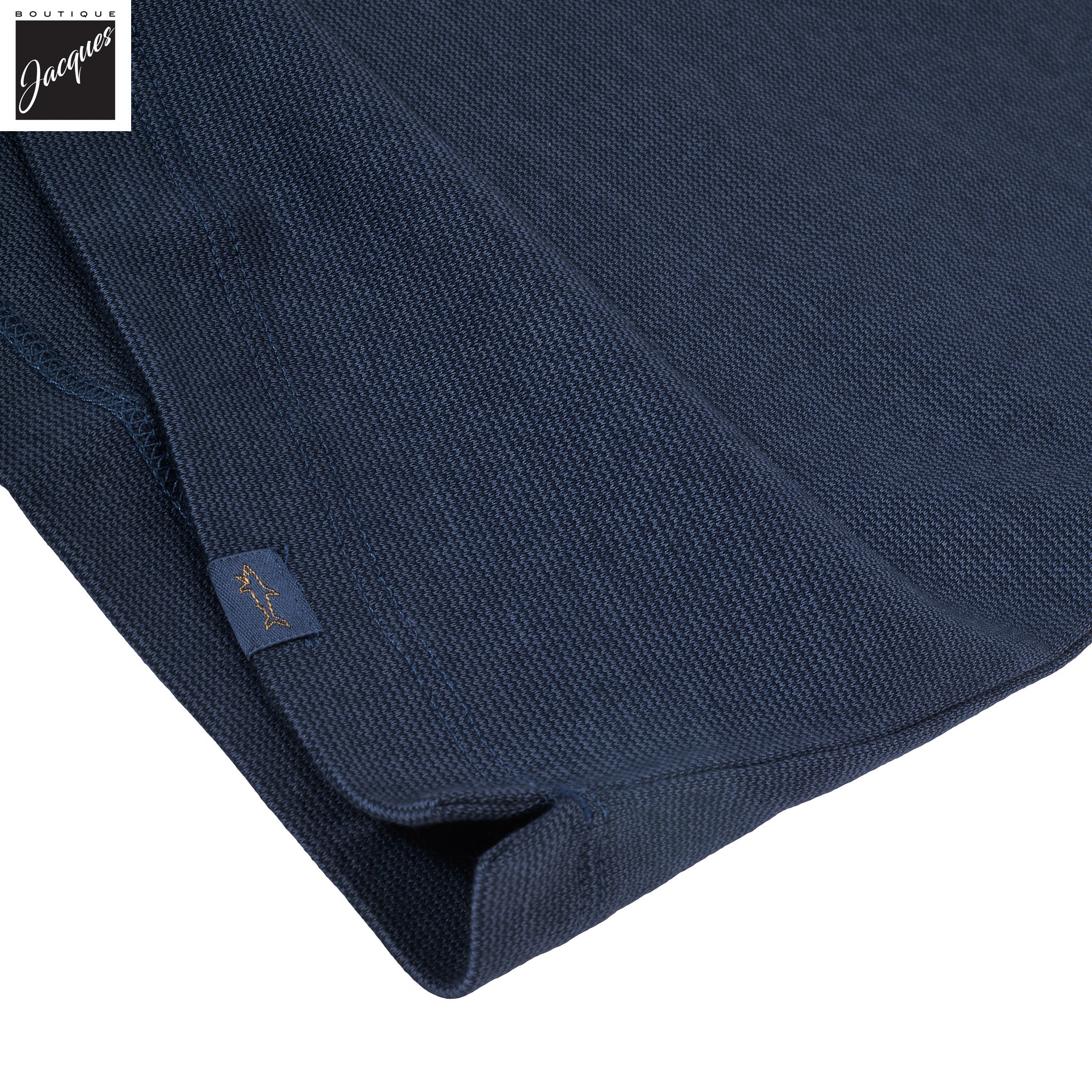 Vintage Indigo XSoft Cotton-Lyocell Interlock Polo Shirt - Paul & Shark - Image 3