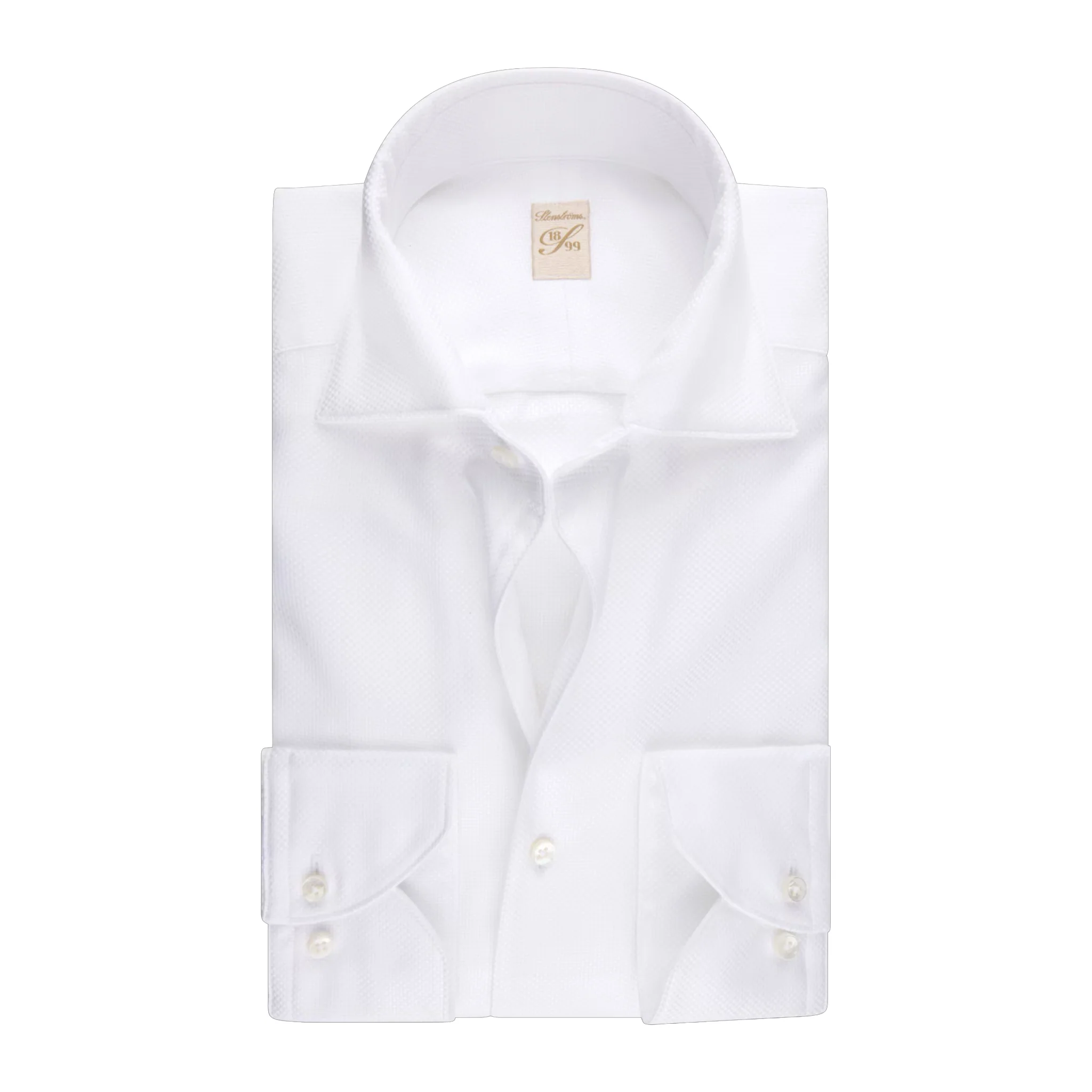 White 1899 Twofold Cotton Shirt - Stenströms