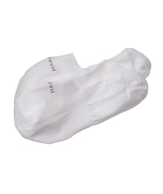 White Invisible Touch Pima Cotton No-Show Socks - Marcoliani - Image 3