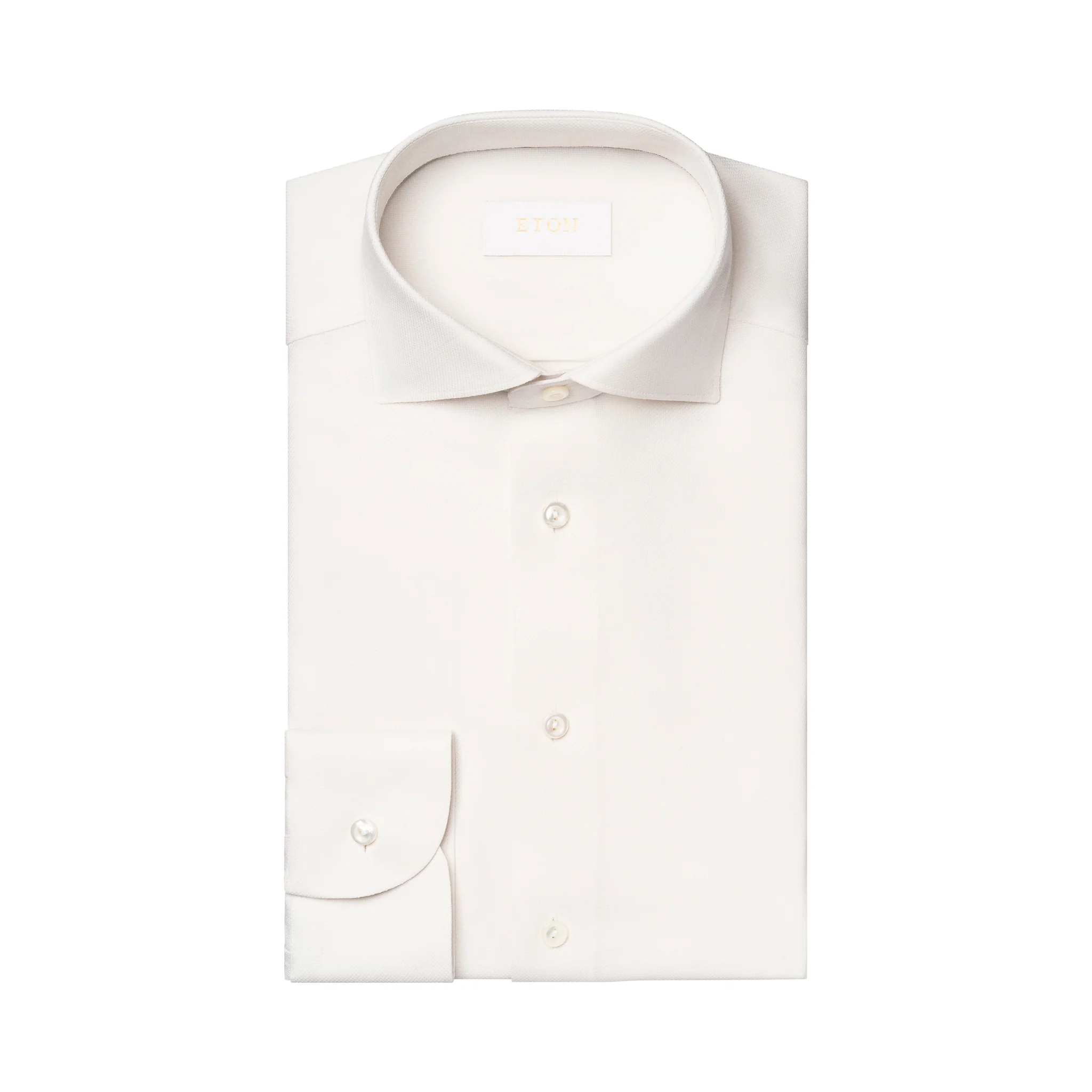 White Royal Oxford Merino Wool Contemporary Fit Shirt - ETON - Image 2