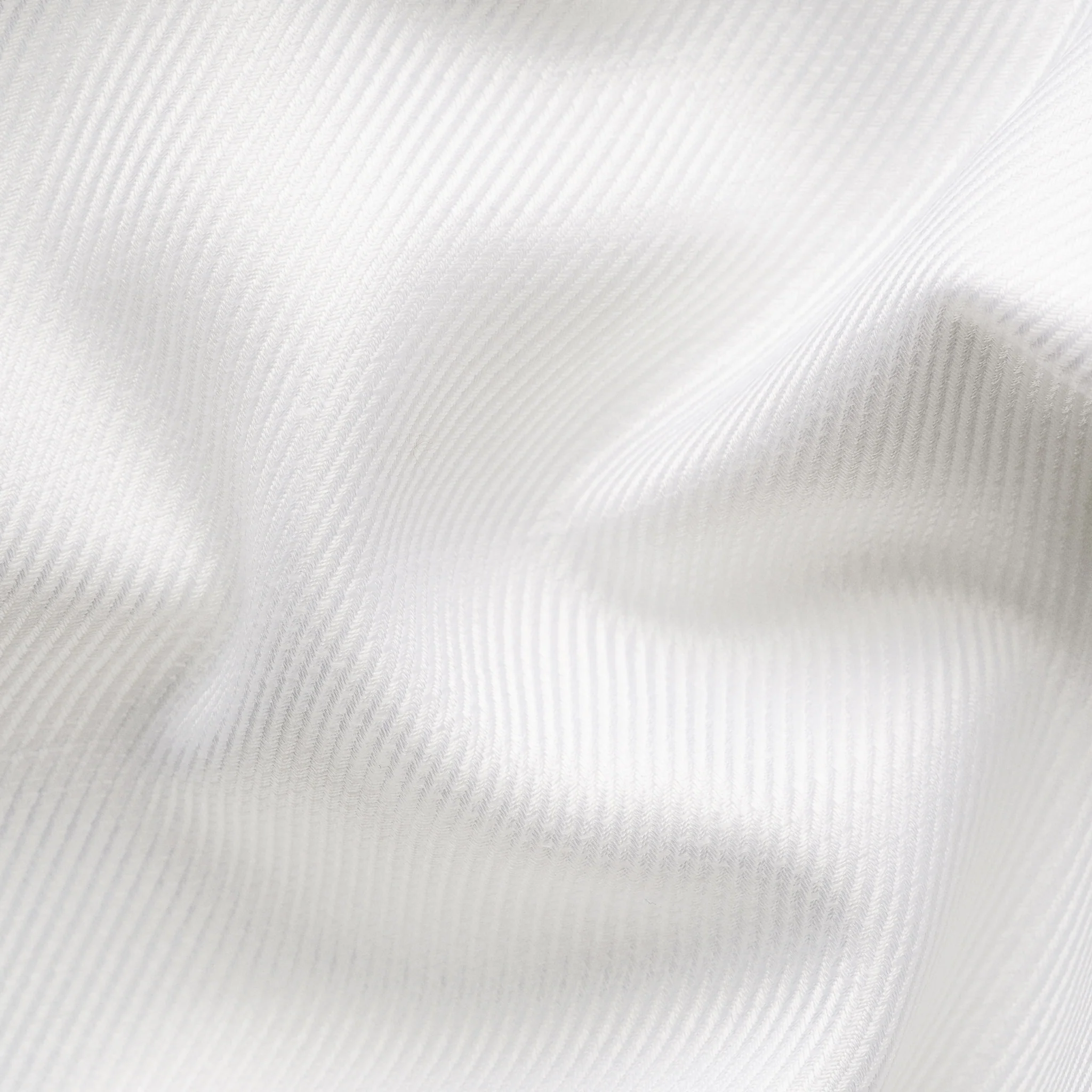 White Semi-Solid Elevated Cotton/Linen Slim Fit Shirt - ETON - Image 10