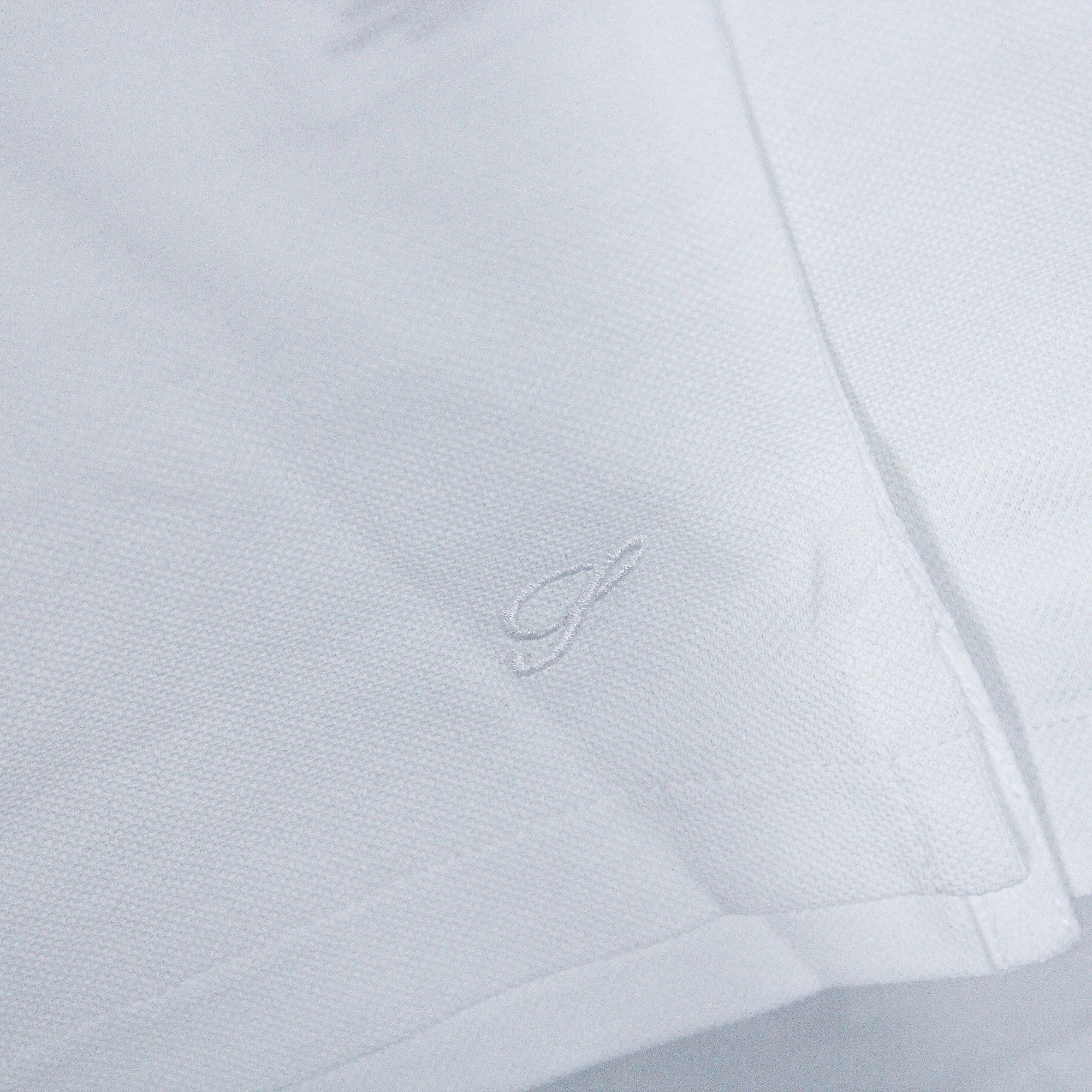 White Short Sleeve Piqué Polo Shirt - Stenströms - Image 8