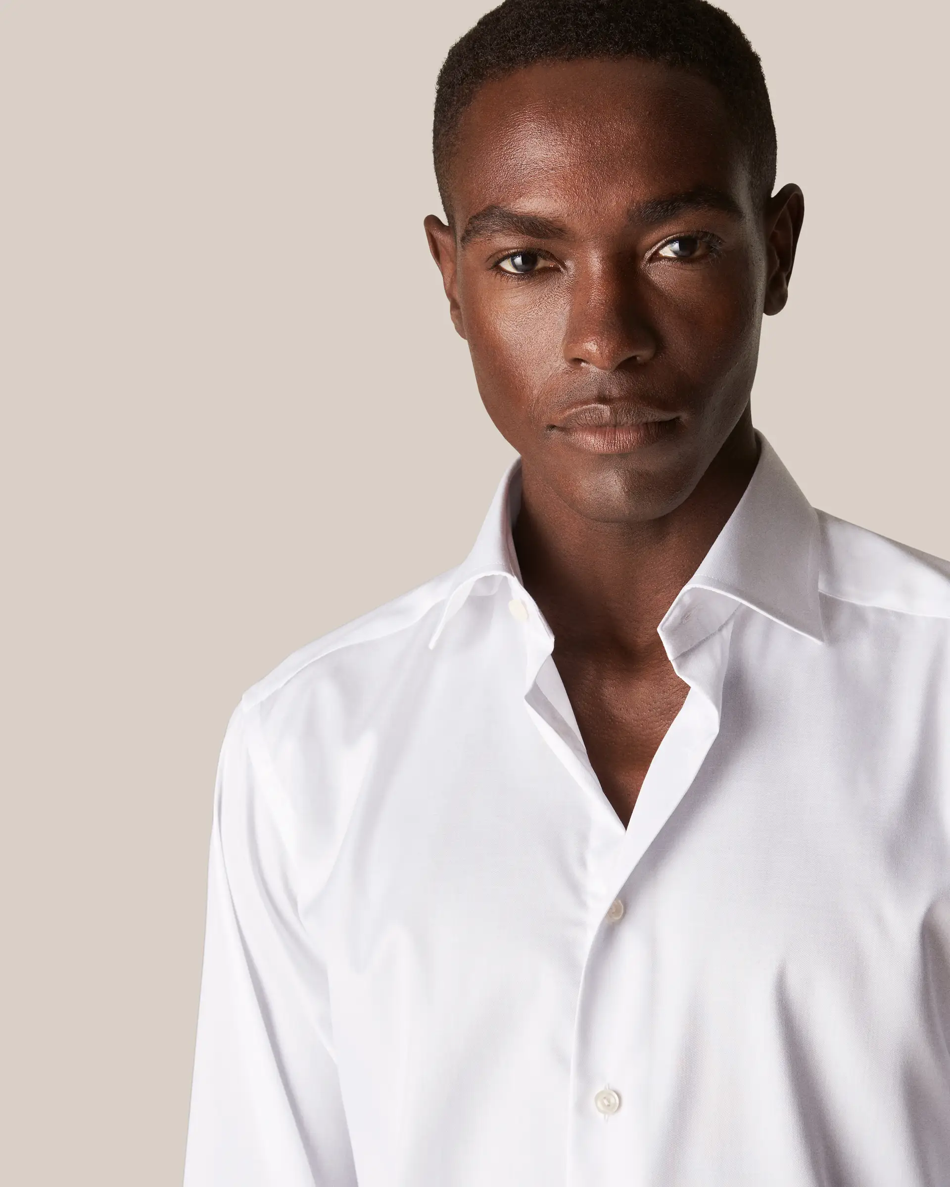 White Signature Twill Contemporary Fit Dress Shirt - ETON - Image 8