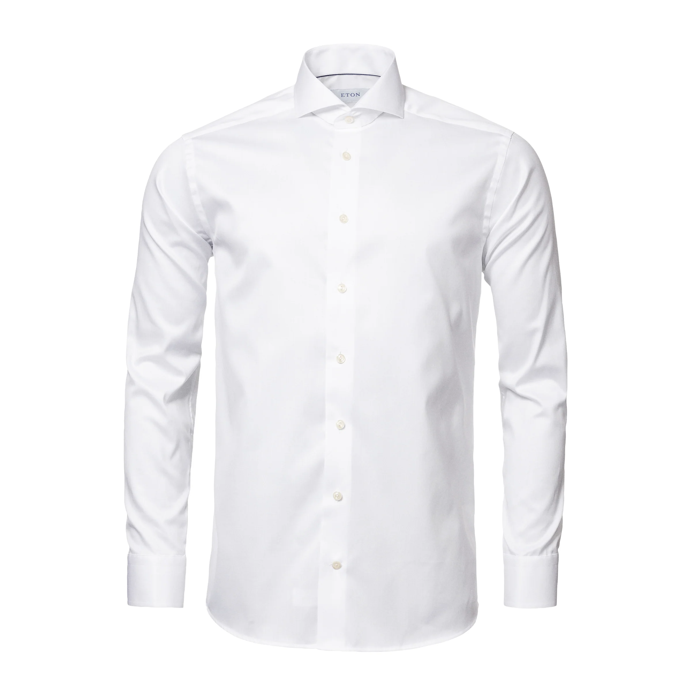 White Signature Twill Extreme Cut Away Collar Slim Fit Shirt - ETON - Image 10