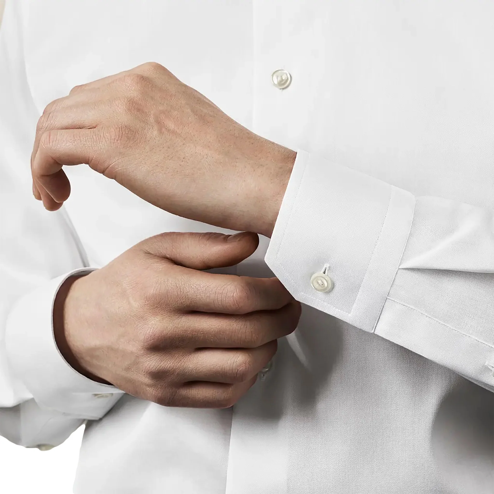 White Signature Twill Slim Fit Dress Shirt - ETON - Image 10