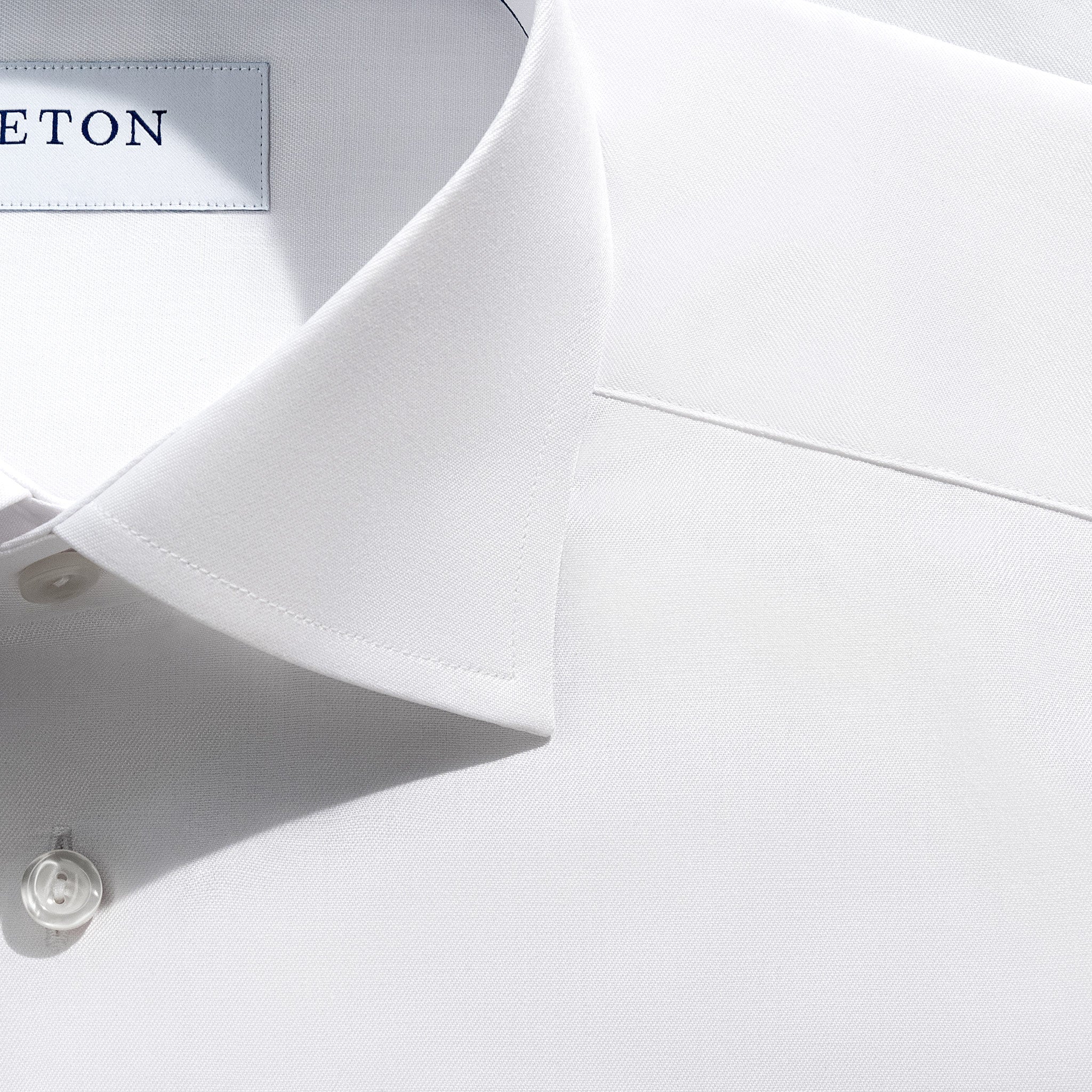 White Signature Twill Slim Fit Dress Shirt - ETON - Image 4