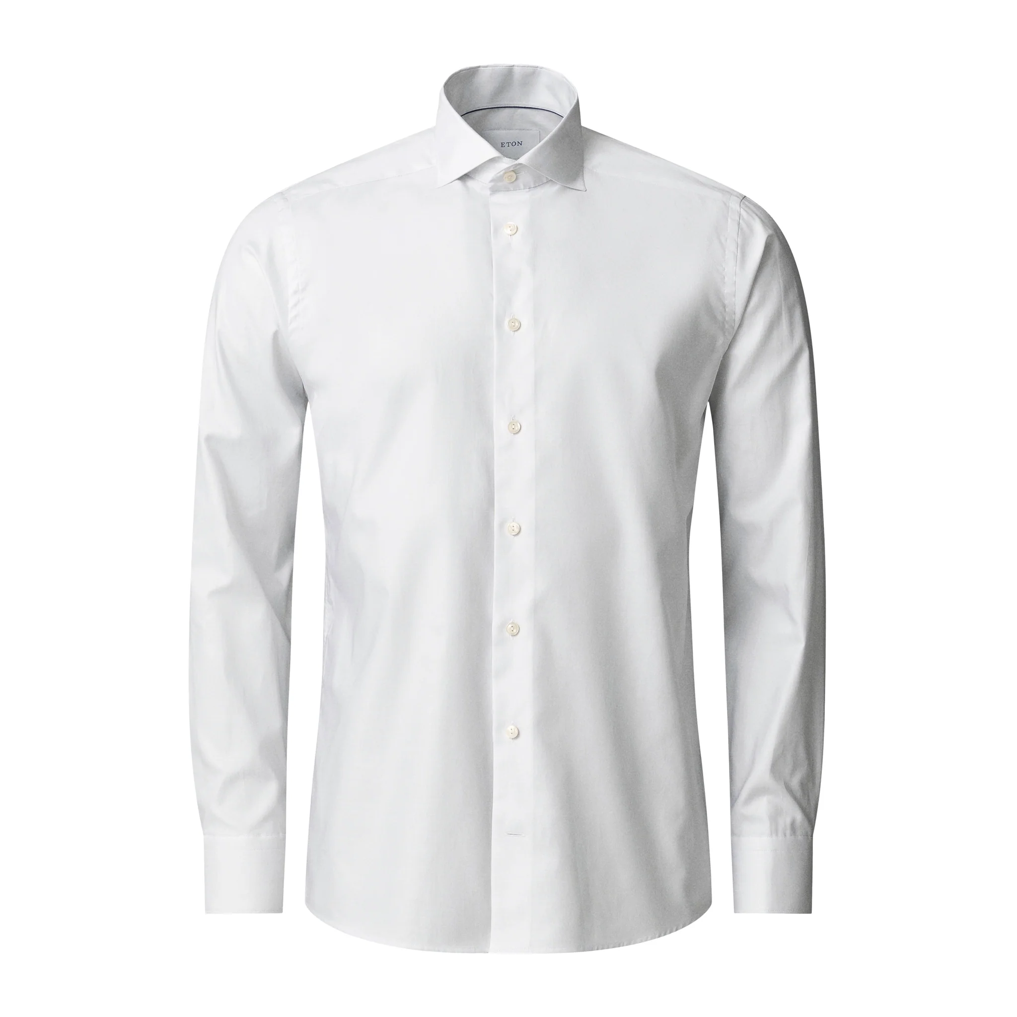 Ice Gray Semi-Solid Signature Oxford Slim Fit Shirt - ETON - Image 2